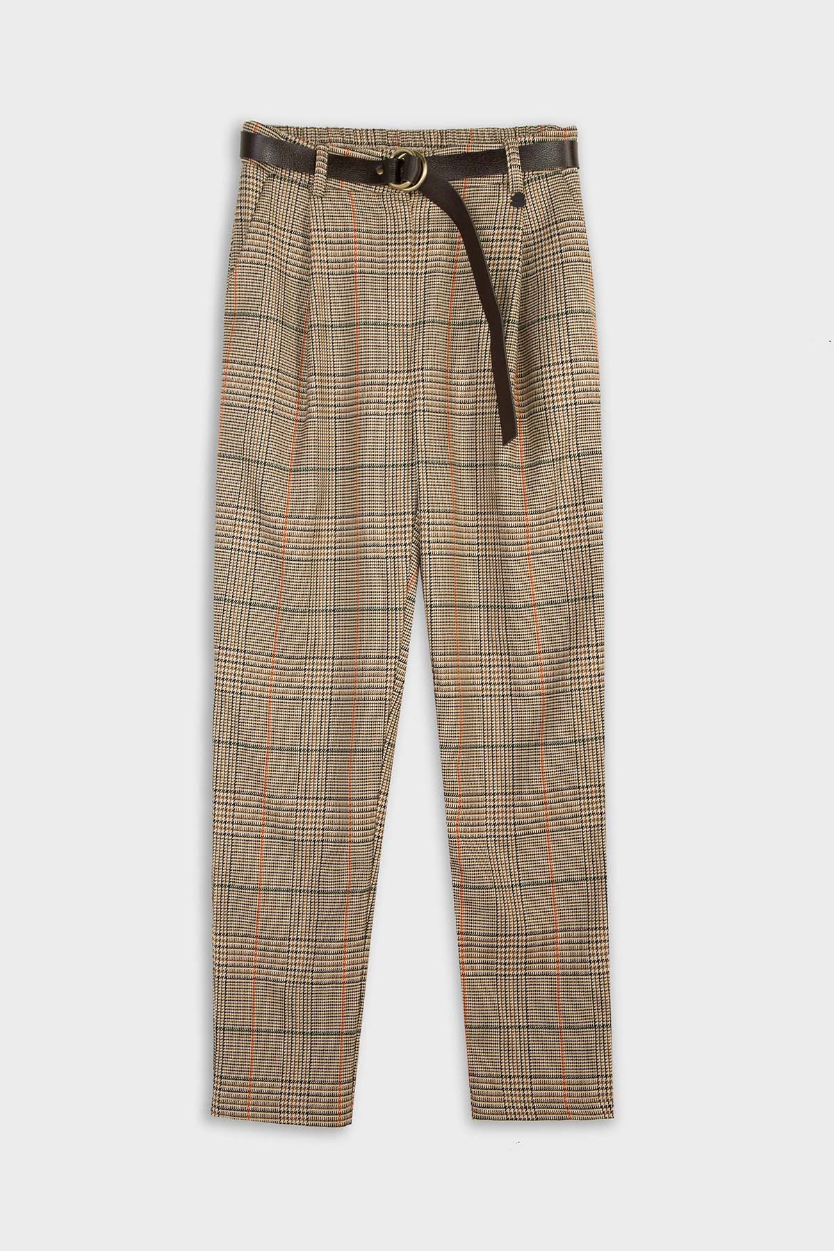 Bsb Ekoseli Kruvaze Takım Elbise-Libas Trendy Fashion Store