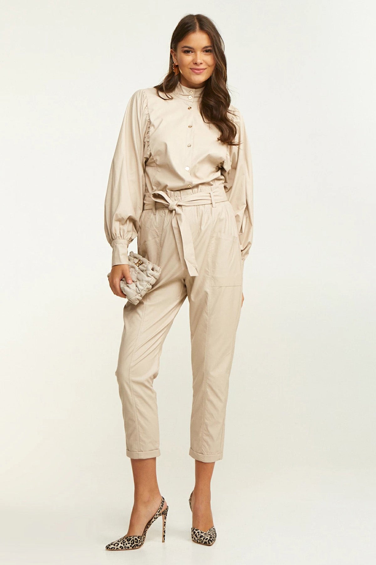 Lynne Deri Paperbag Pantolon-Libas Trendy Fashion Store