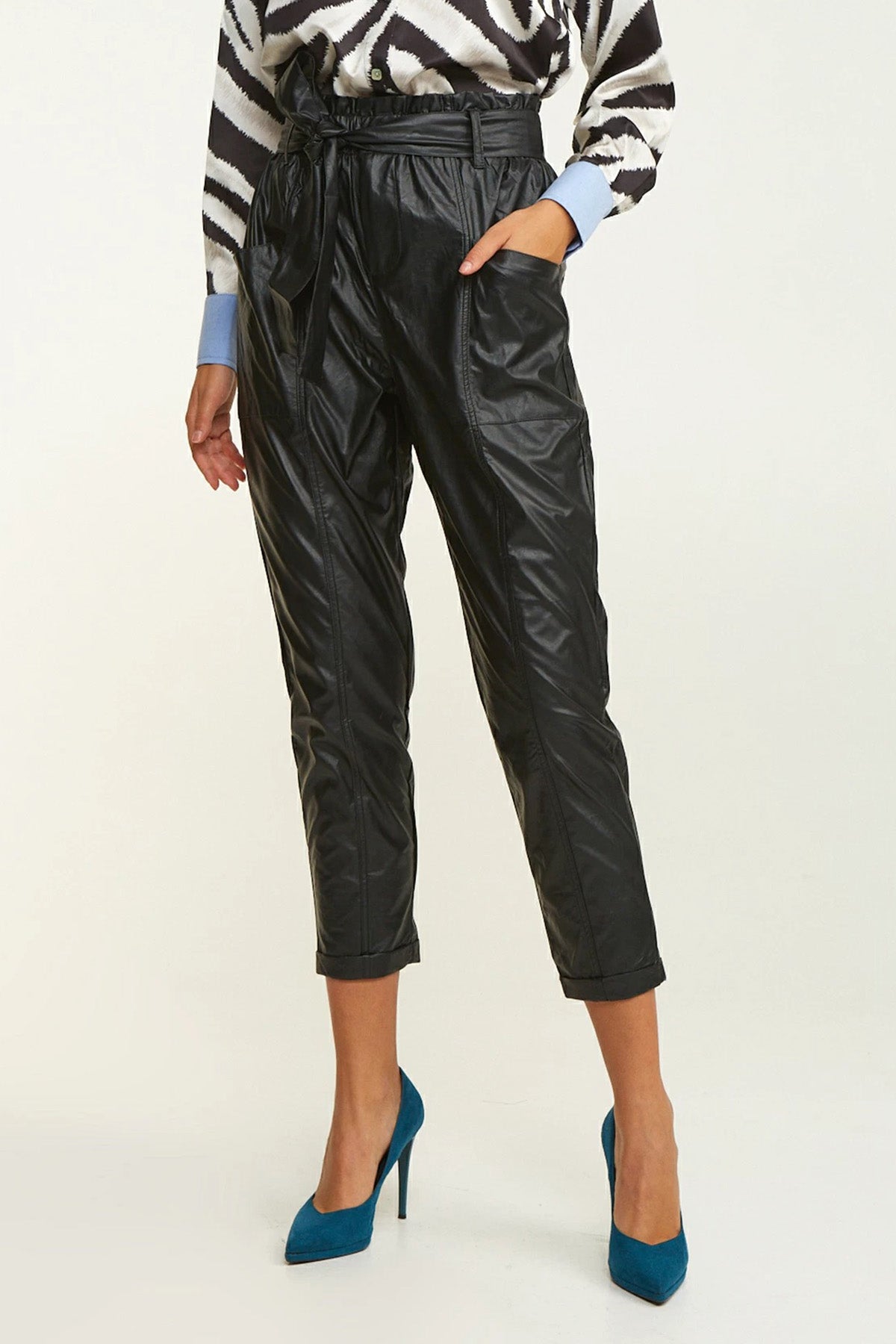 Lynne Deri Paperbag Pantolon-Libas Trendy Fashion Store