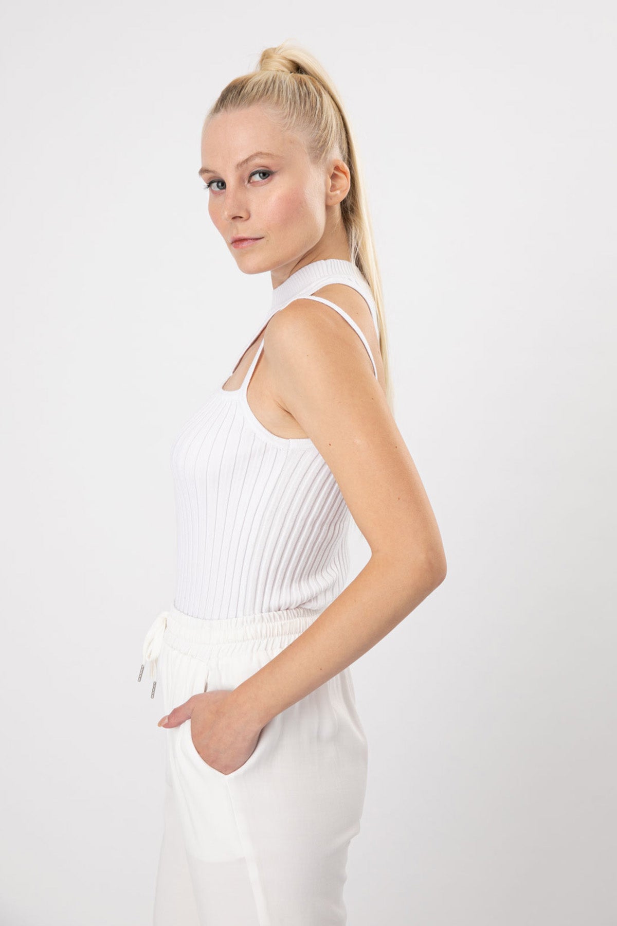 Lynne Tek Omuz Triko-Libas Trendy Fashion Store