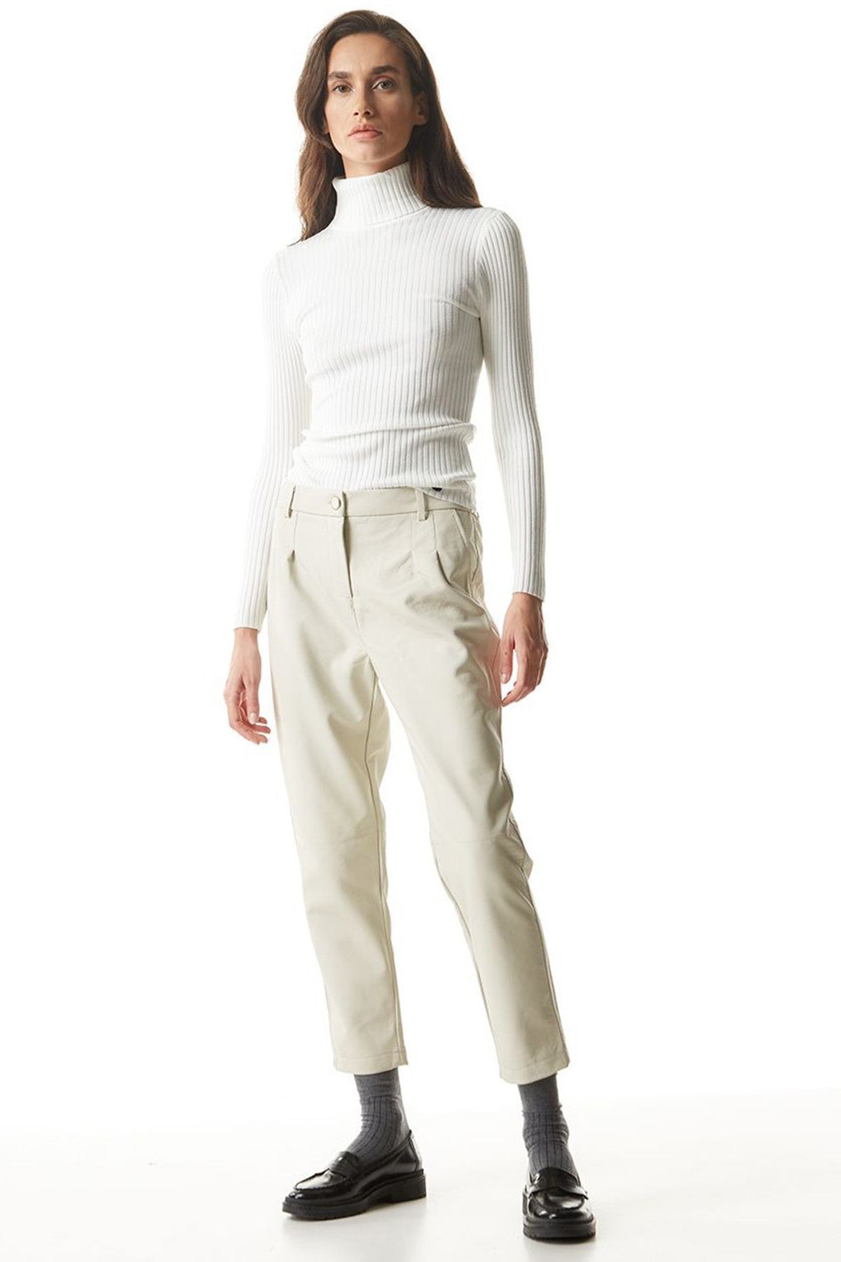 Bsb Çift Pile Deri Pantolon-Libas Trendy Fashion Store