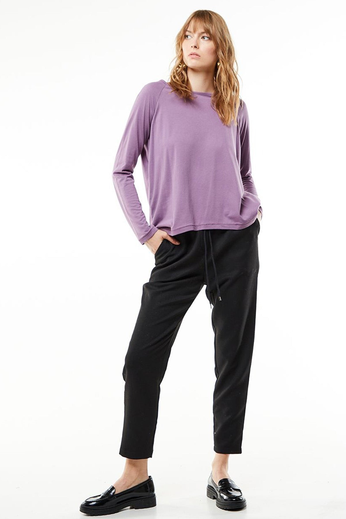 Bsb Beli Lastikli Pantolon-Libas Trendy Fashion Store