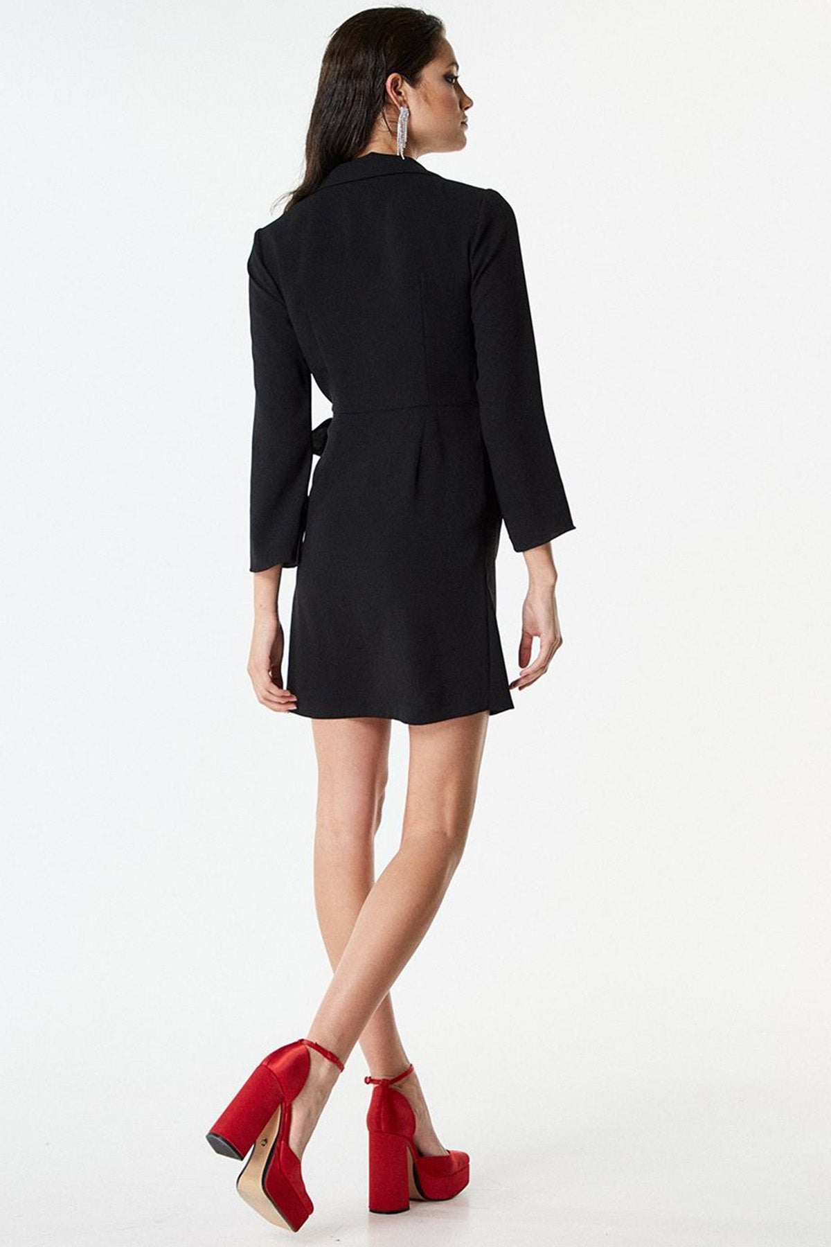 Bsb Kruvaze Mini Elbise-Libas Trendy Fashion Store