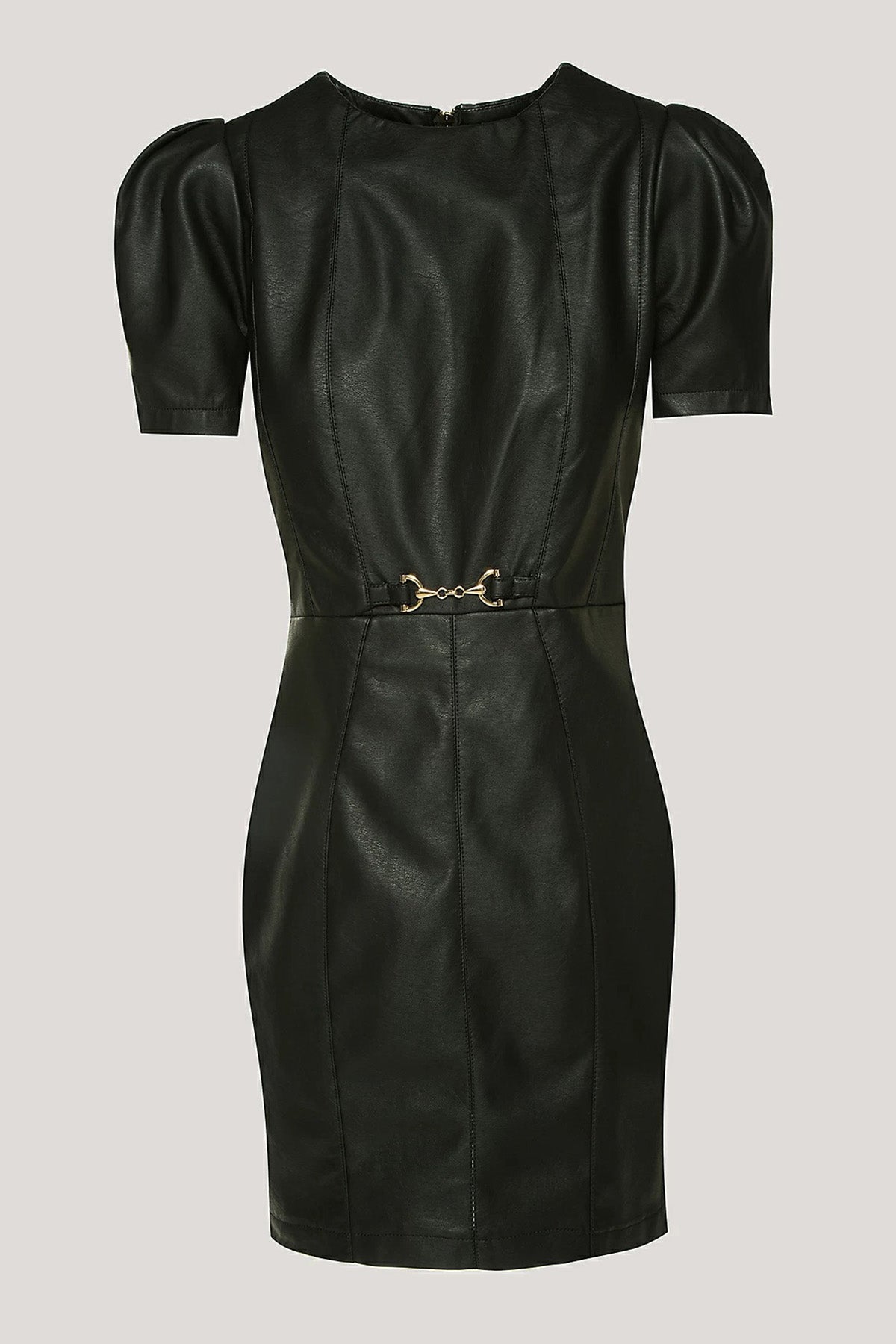 Lynne Mini Deri Elbise-Libas Trendy Fashion Store