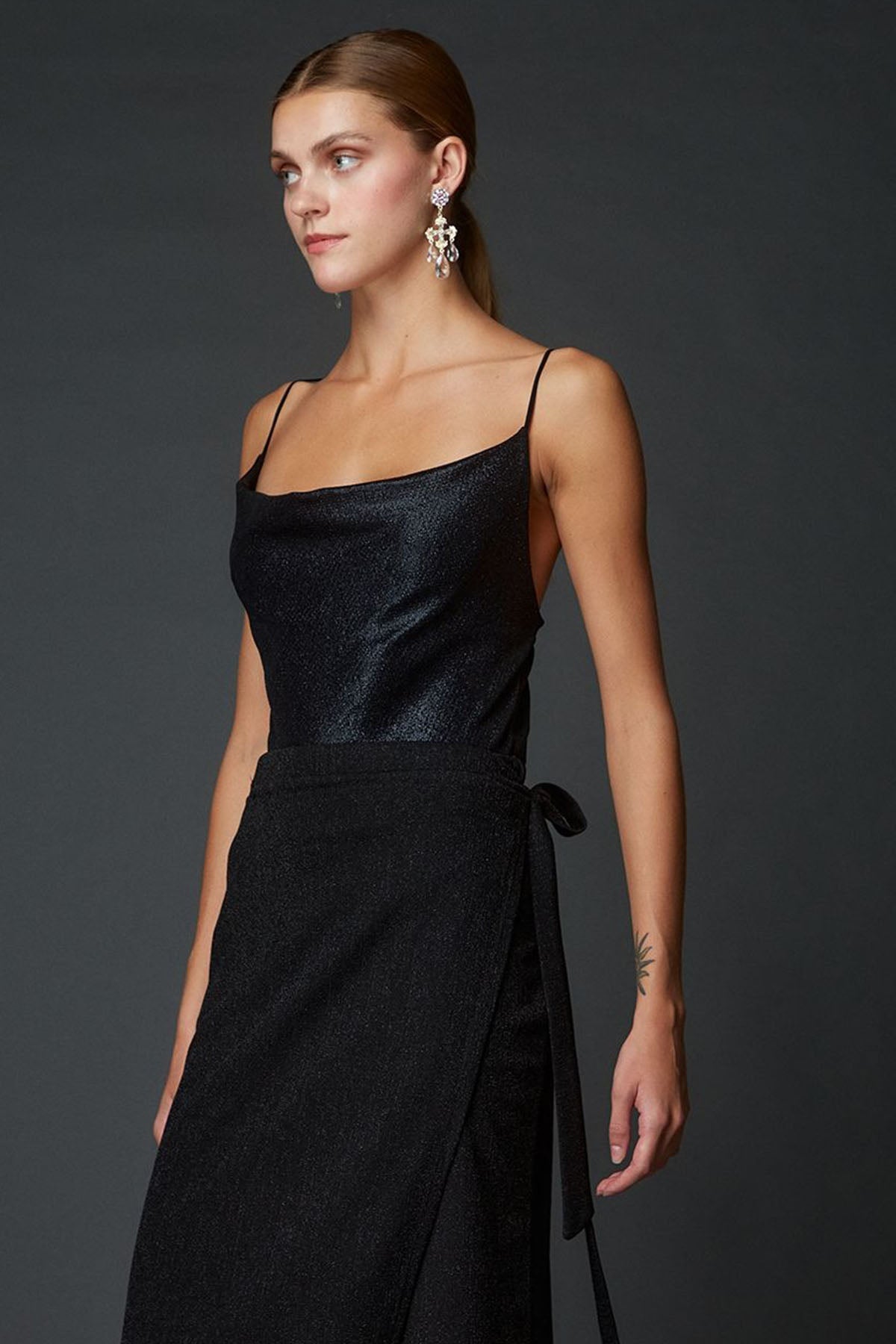 Bsb Çapraz İp Askılı Bluz-Libas Trendy Fashion Store