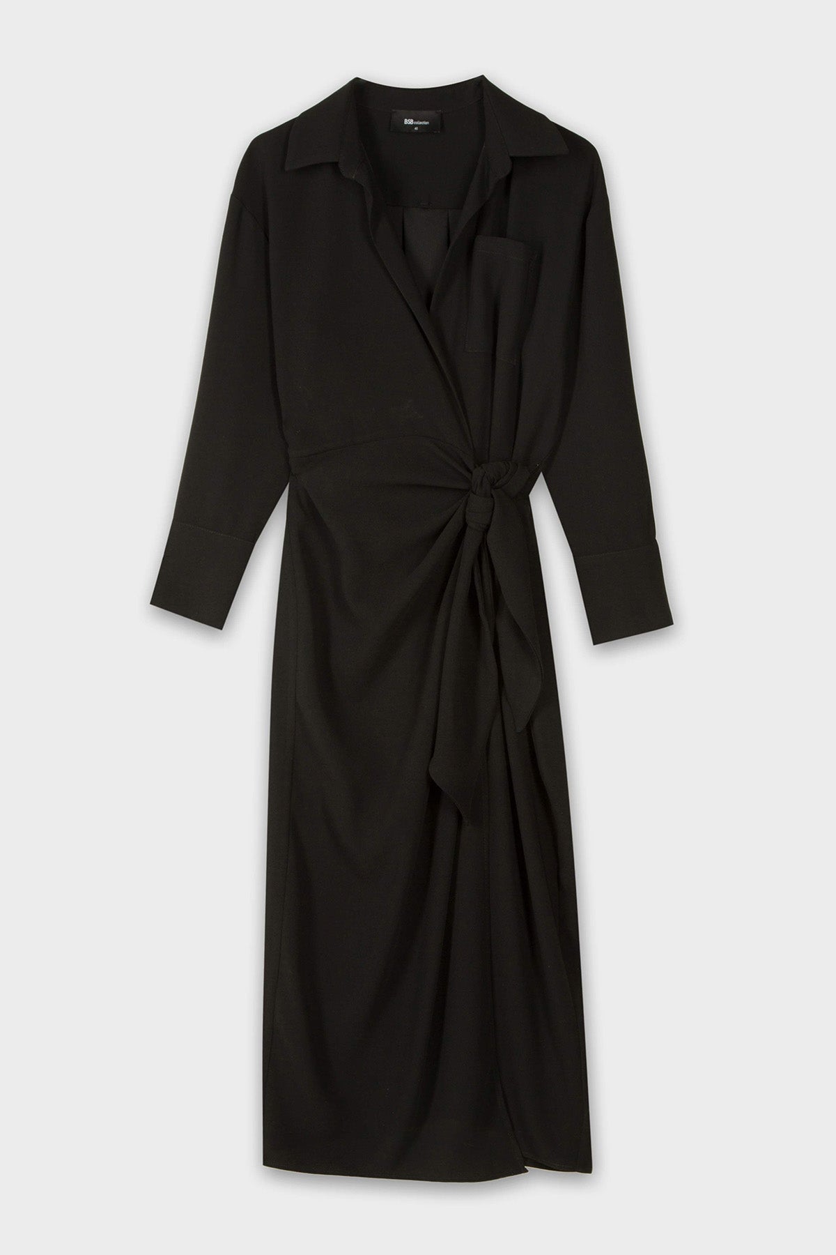 Bsb Kruvaze Midi Elbise-Libas Trendy Fashion Store