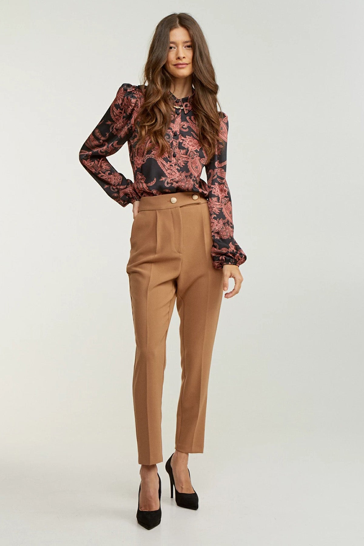 Lynne Tek Pile Yandan Cepli Pantolon-Libas Trendy Fashion Store