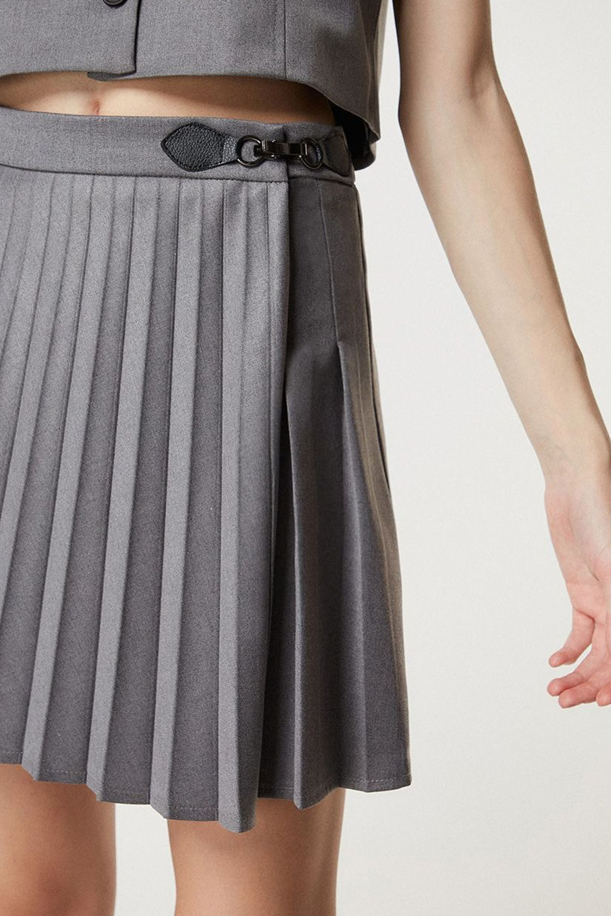 Bsb Pileli Mini Etek-Libas Trendy Fashion Store