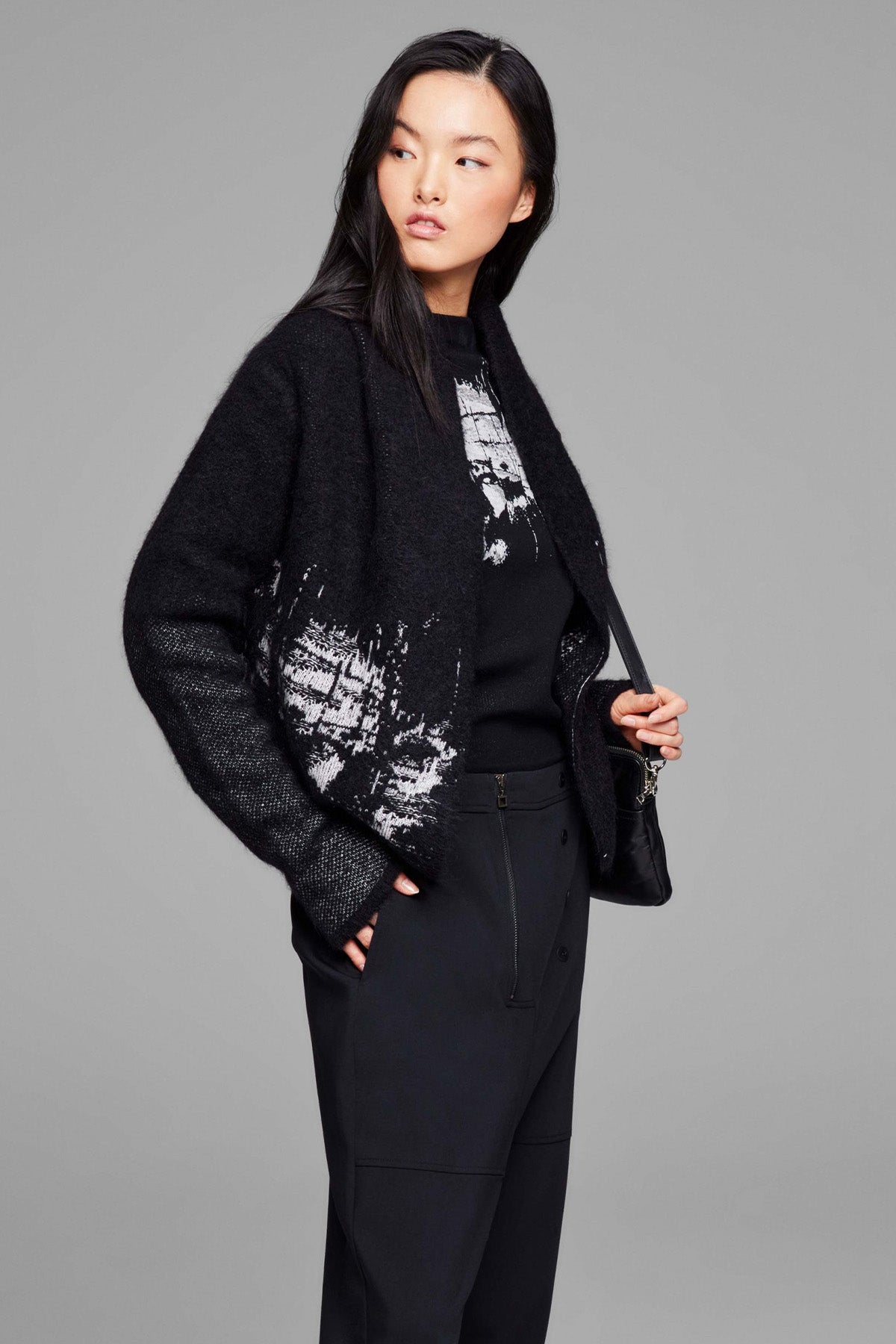 Sarah Pacini Crop Streç Yün Pantolon-Libas Trendy Fashion Store