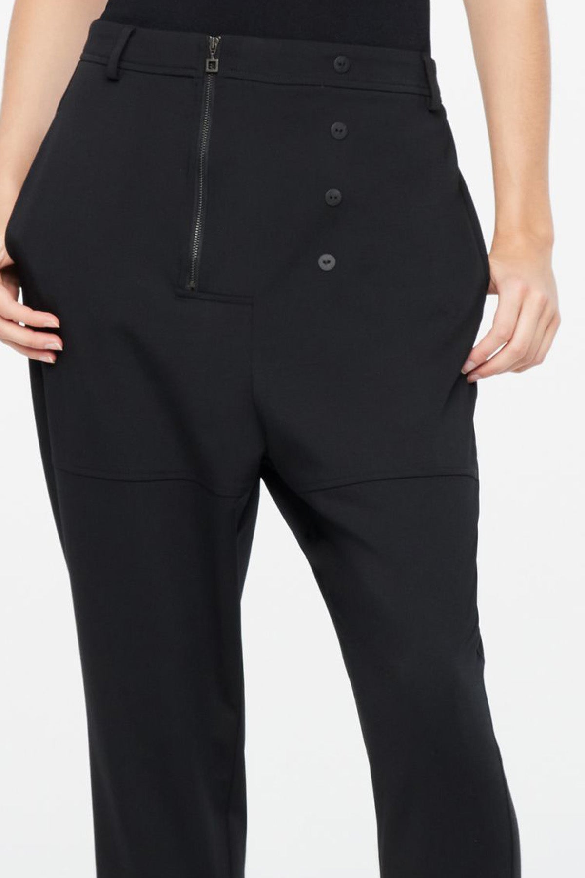 Sarah Pacini Crop Streç Yün Pantolon-Libas Trendy Fashion Store