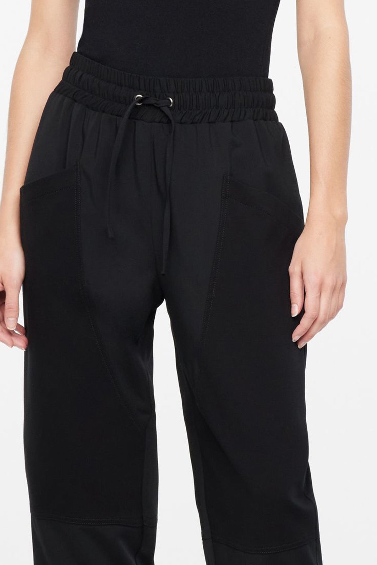 Sarah Pacini Beli Lastikli Streç Yün Pantolon-Libas Trendy Fashion Store