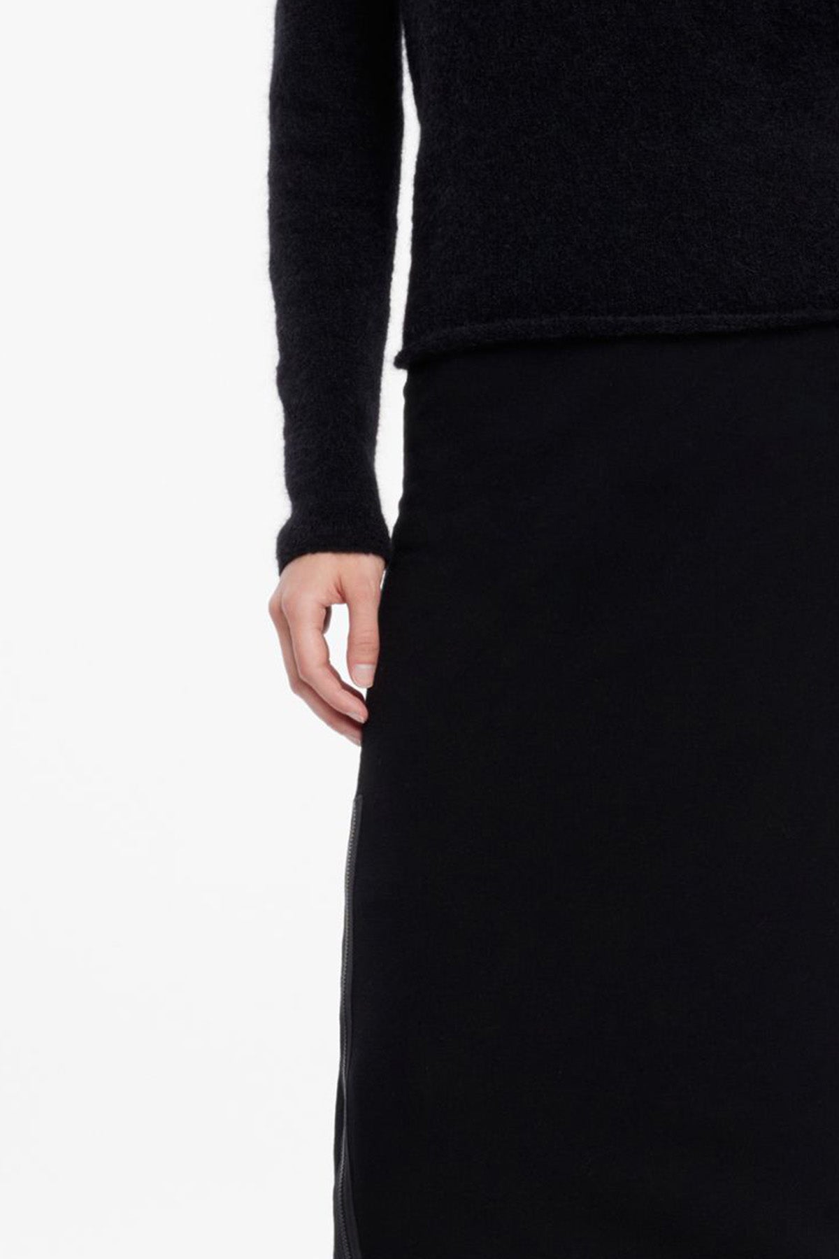 Sarah Pacini Fermuar Detaylı Midi Etek-Libas Trendy Fashion Store