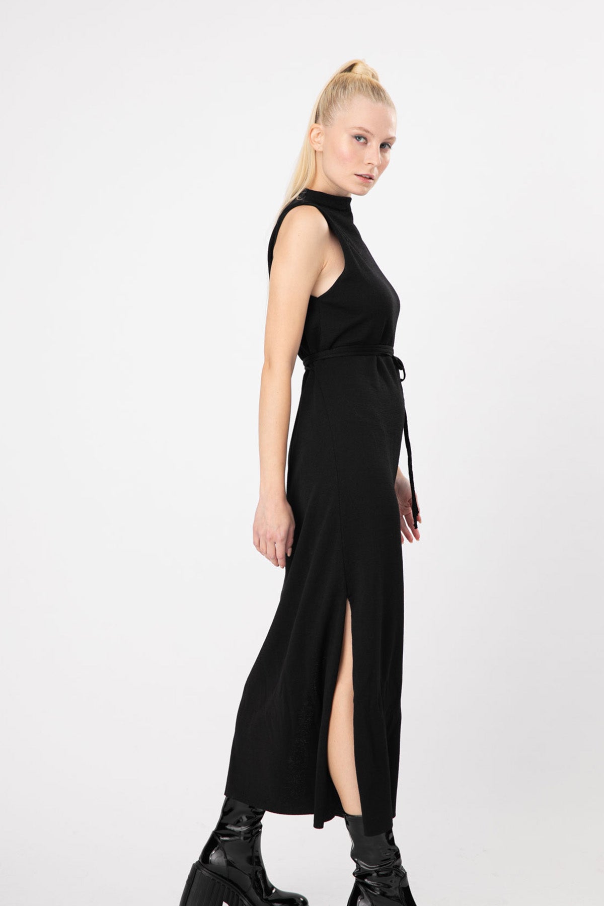Sarah Pacini Belden Bağlamalı Elbise-Libas Trendy Fashion Store