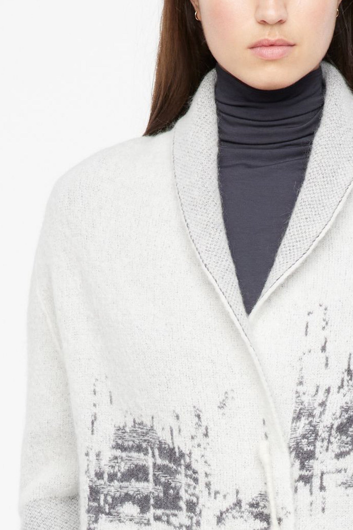 Sarah Pacini Şal Yaka Triko-Libas Trendy Fashion Store