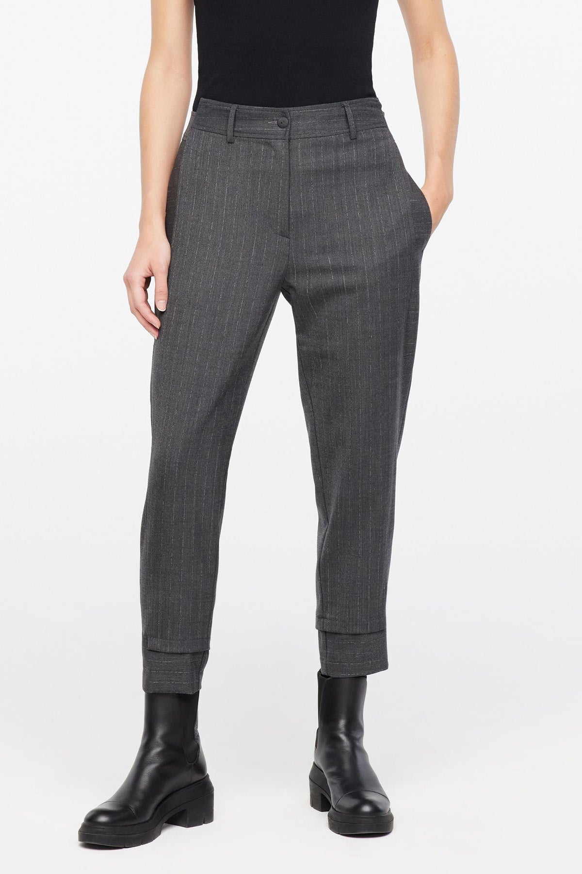 Sarah Pacini Çizgili Pantolon-Libas Trendy Fashion Store