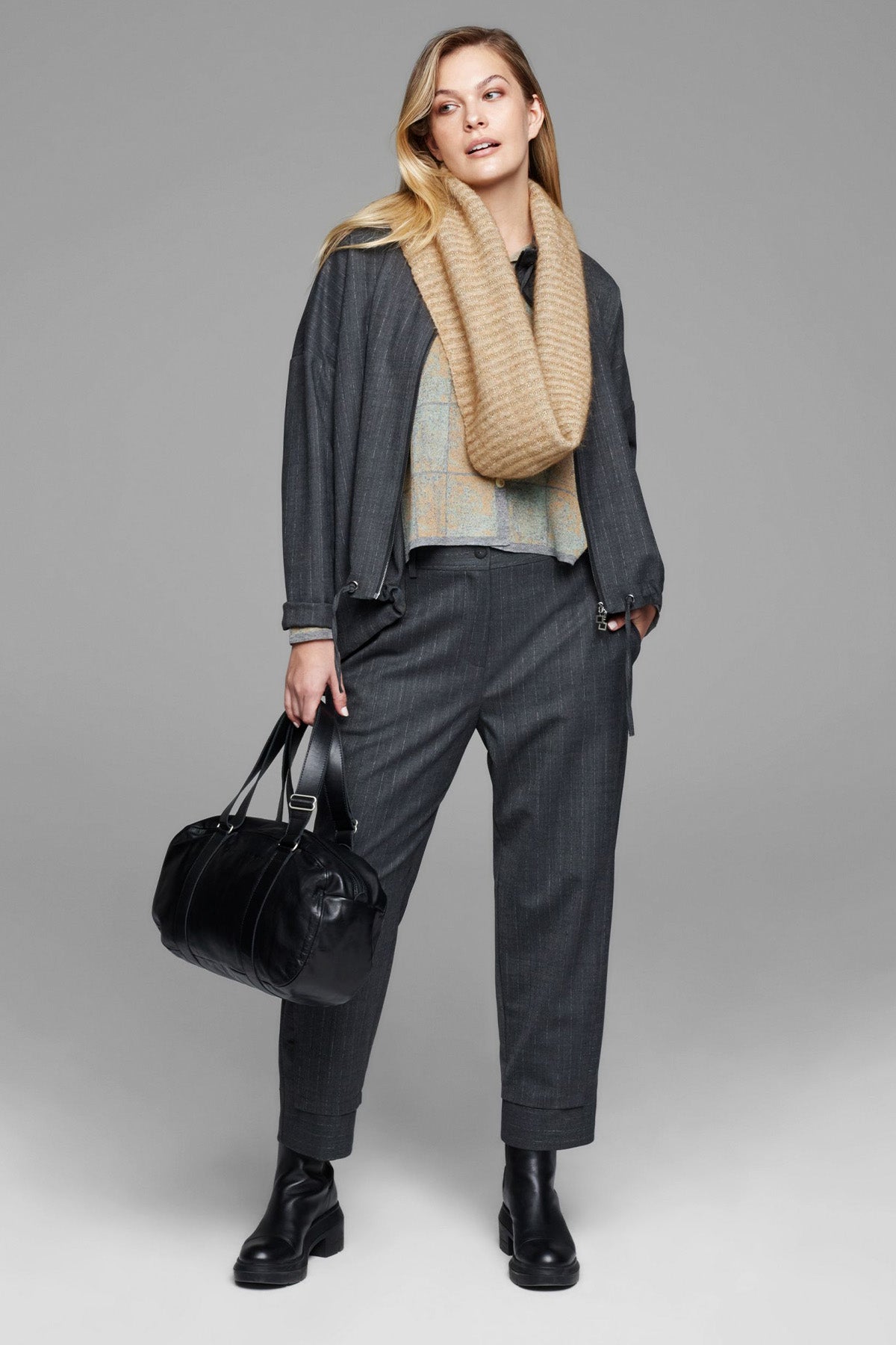 Sarah Pacini Çizgili Pantolon-Libas Trendy Fashion Store