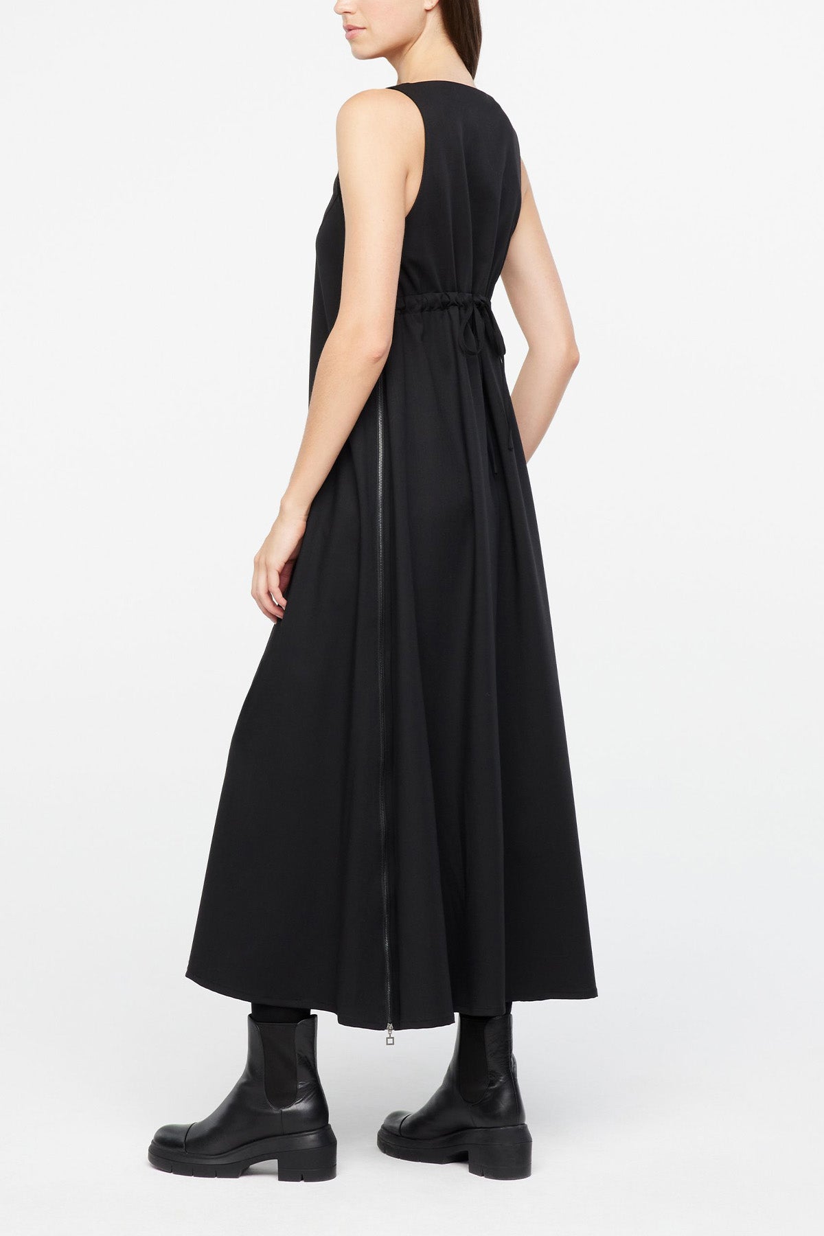 Sarah Pacini Kolsuz Maxi Yün Elbise-Libas Trendy Fashion Store