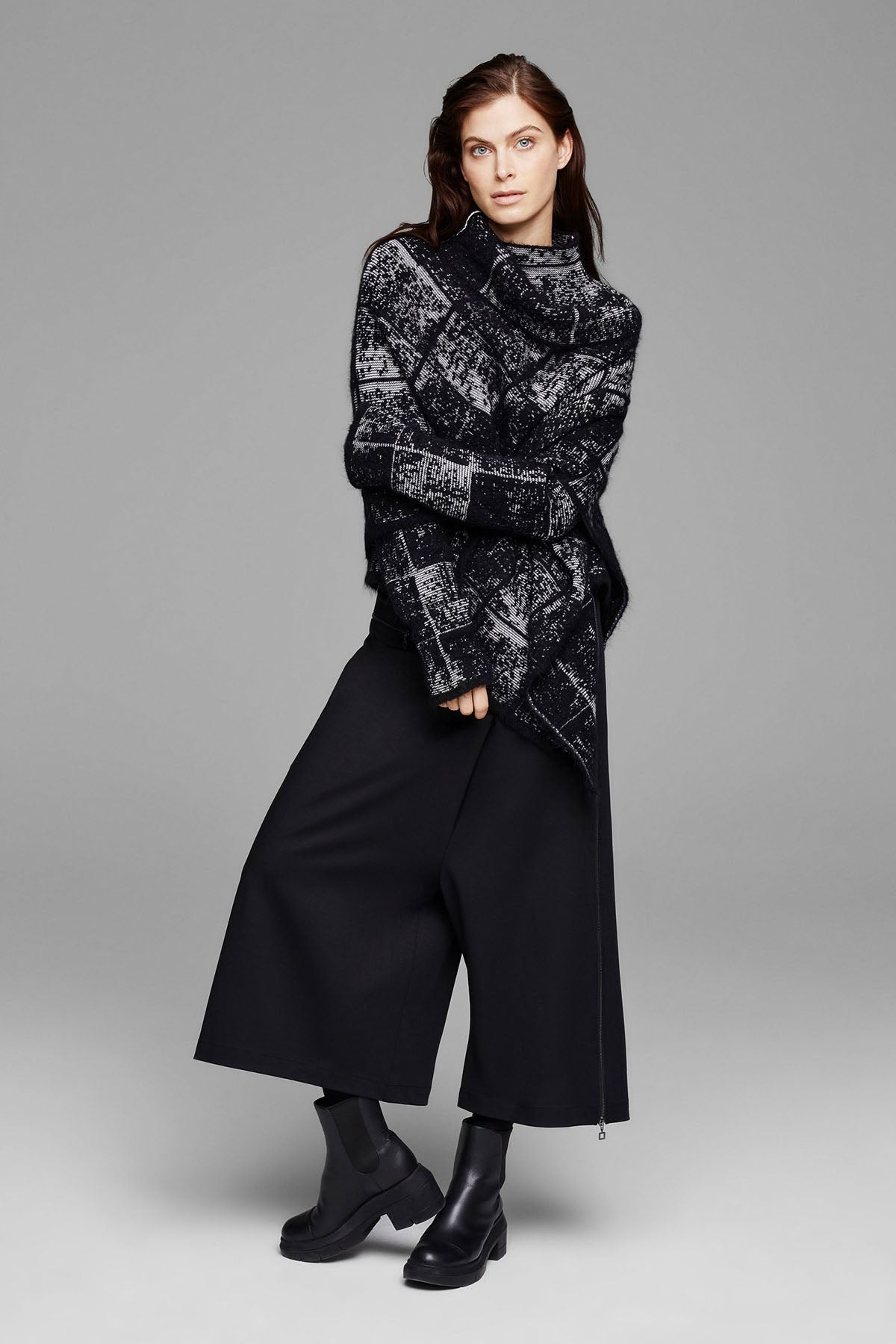 Sarah Pacini Crop Yün Pantolon-Libas Trendy Fashion Store