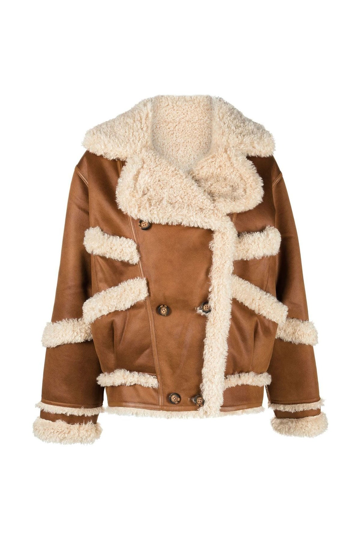 Urbancode Çift Taraflı Eko Kürk Deri Mont-Libas Trendy Fashion Store