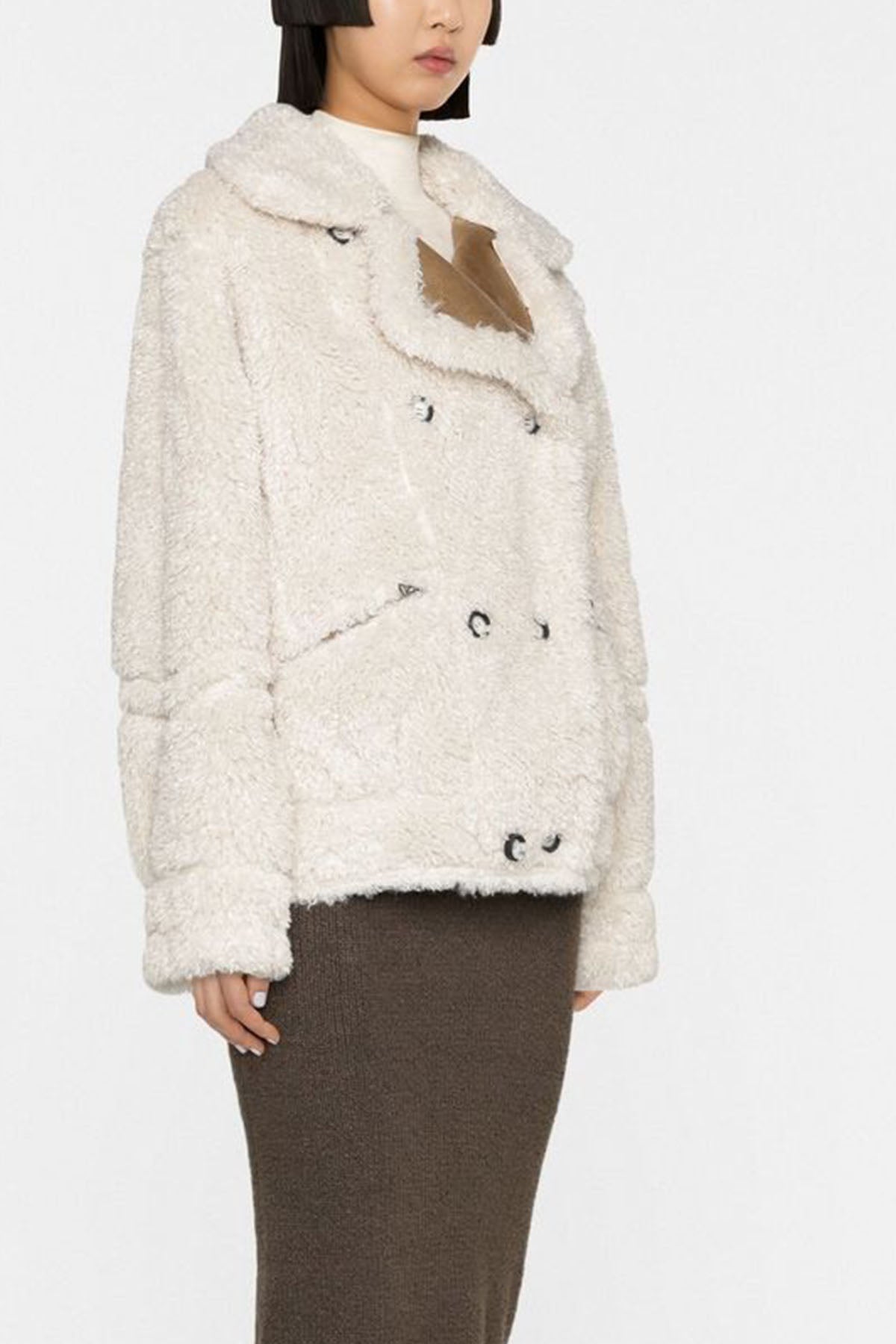 Urbancode Çift Taraflı Eko Kürk Deri Mont-Libas Trendy Fashion Store