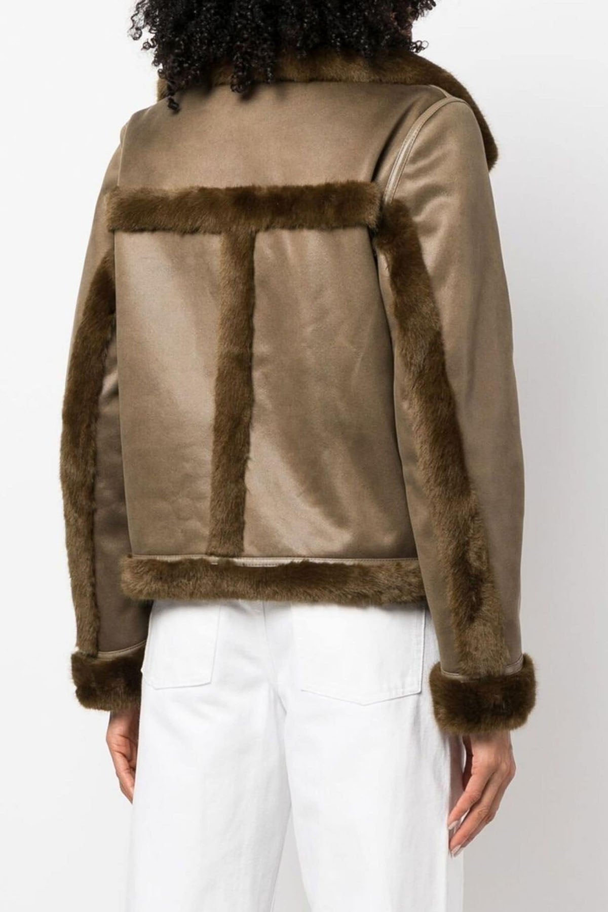 Urbancode Çift Taraflı Eko Kürk Deri Mont-Libas Trendy Fashion Store