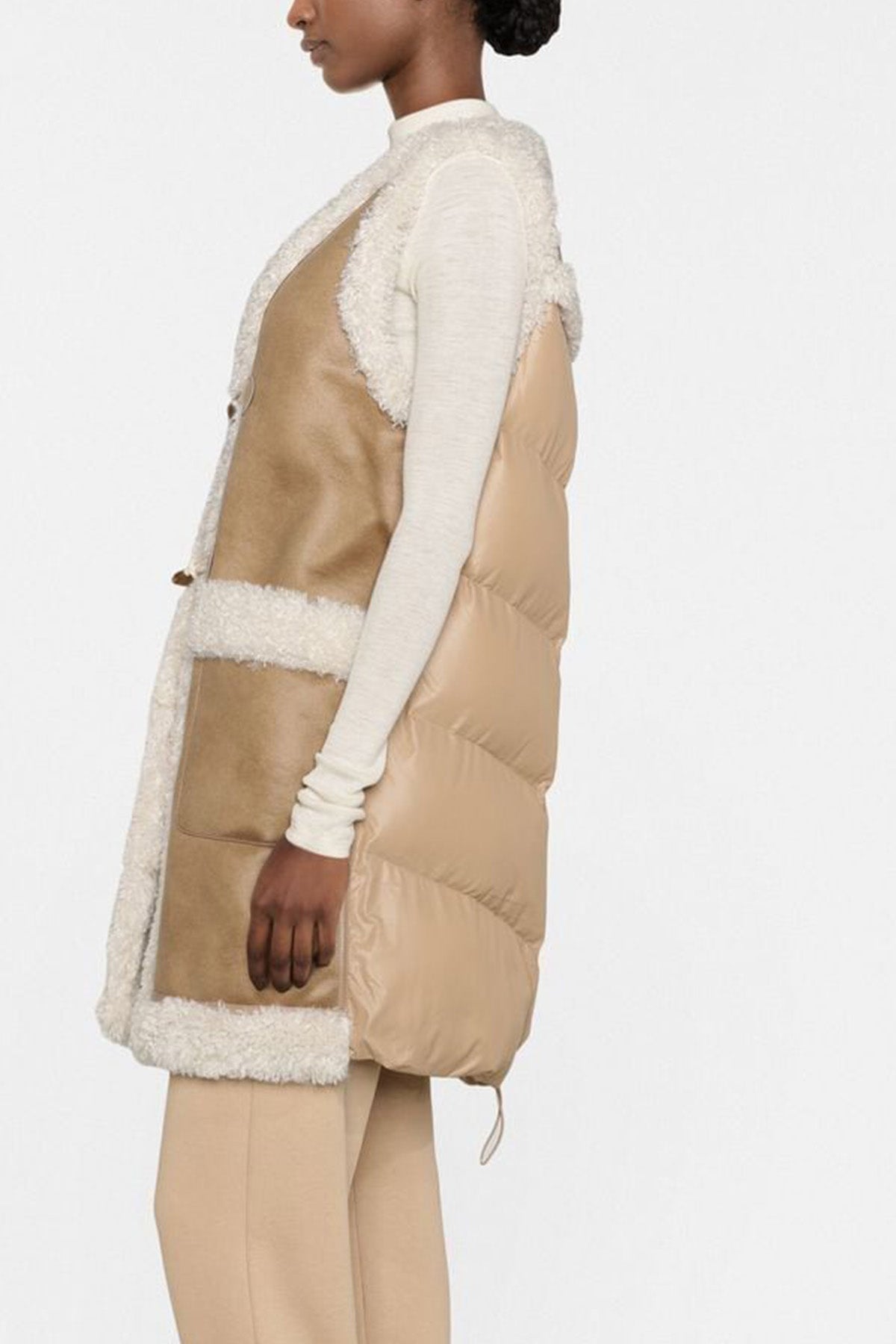 Urbancode Eko Kürk Deri Yelek-Libas Trendy Fashion Store