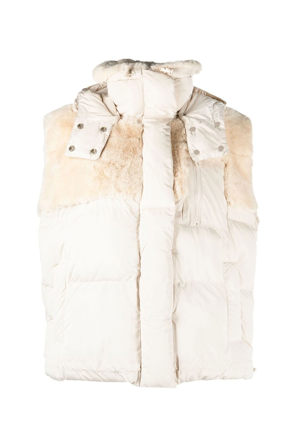 Vegancode Kapüşonlu Puffer Yelek-Libas Trendy Fashion Store