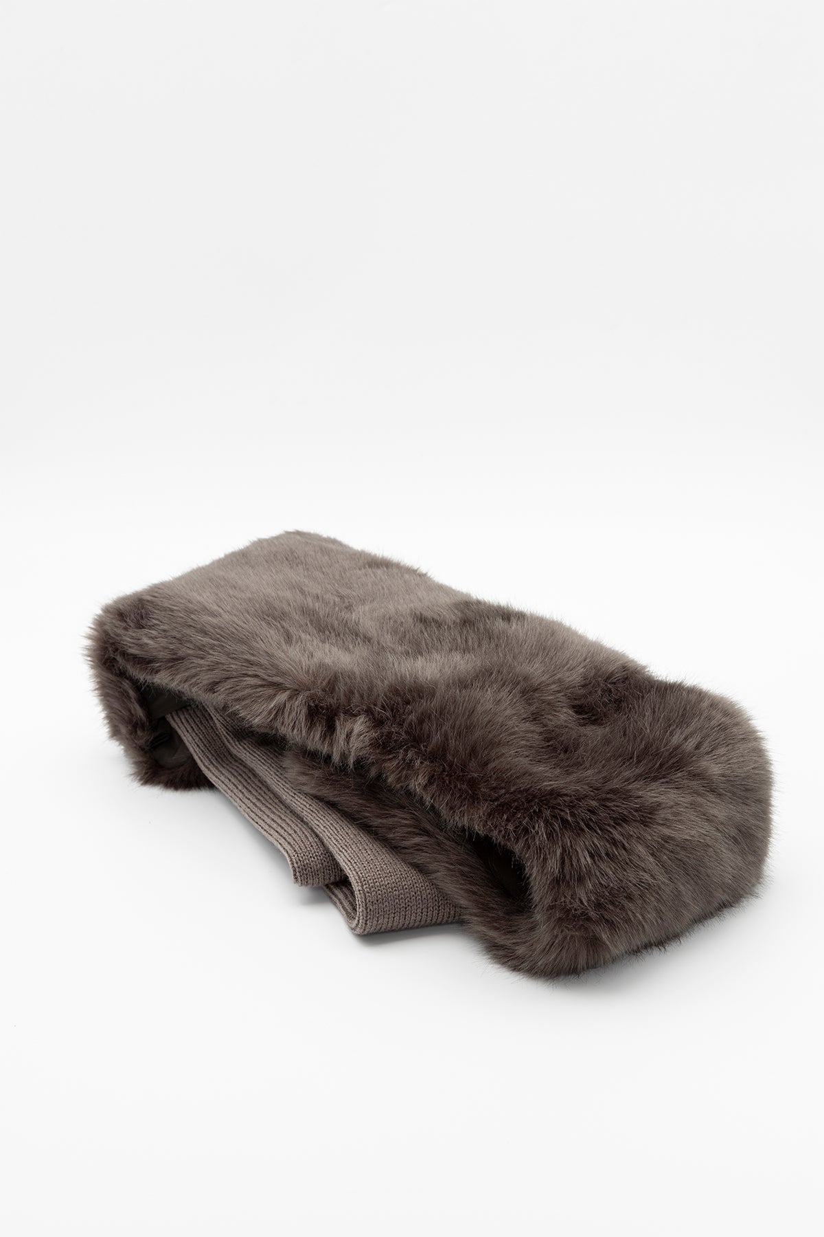 Urbancode Kürklü Örgü Atkı-Libas Trendy Fashion Store