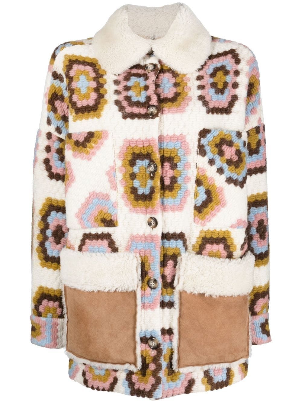 Ava Adore Kürklü Deri Detaylı Kısa Yün Kaban-Libas Trendy Fashion Store