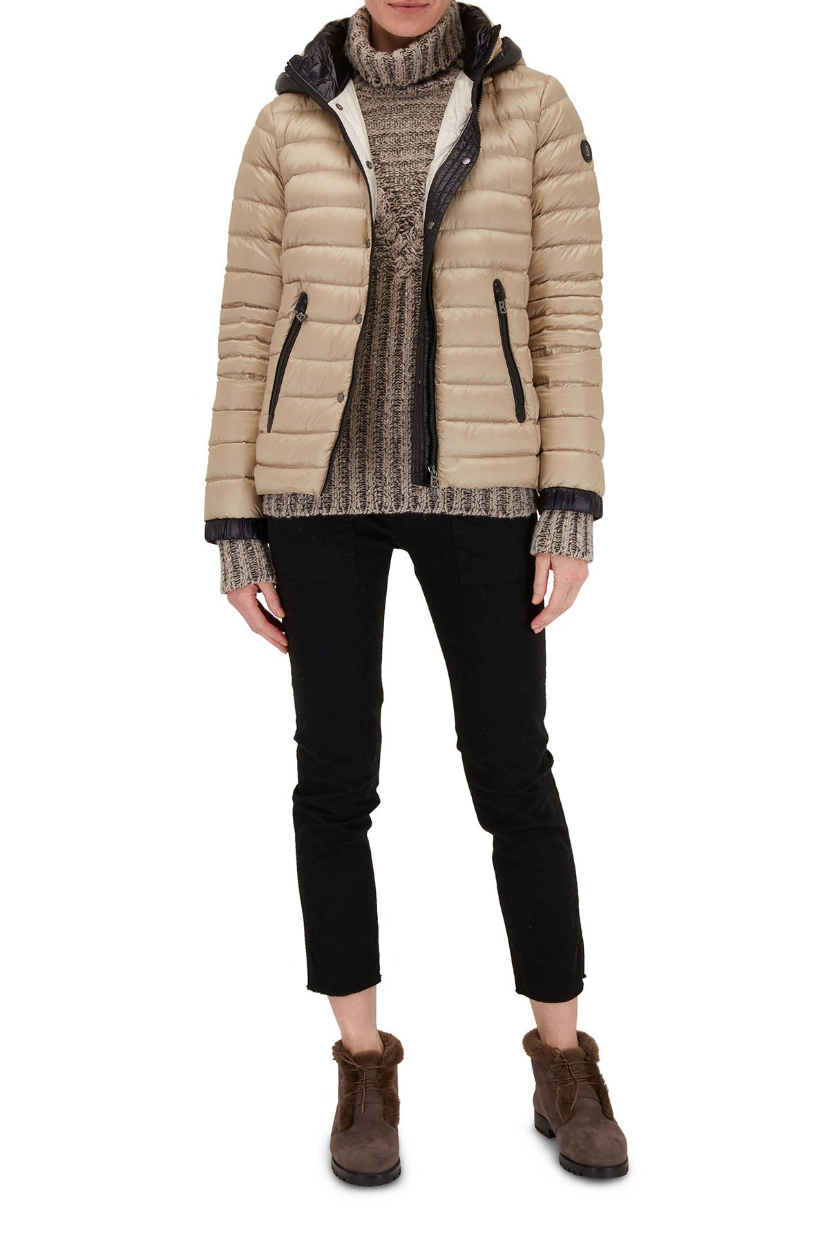 Bogner Minna Kapüşonlu Puffer Mont-Libas Trendy Fashion Store