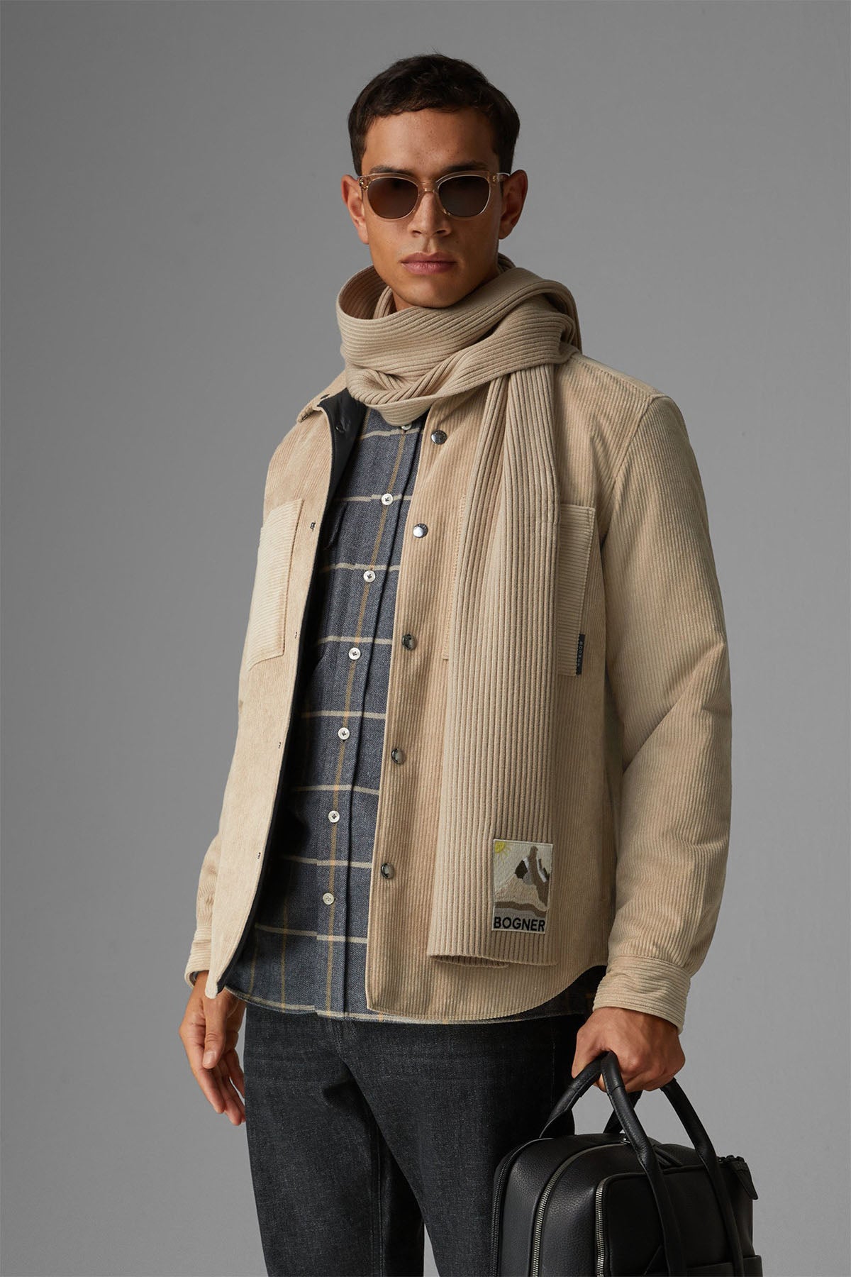 Bogner Olli Fitilli Kadife Gömlek Ceket-Libas Trendy Fashion Store