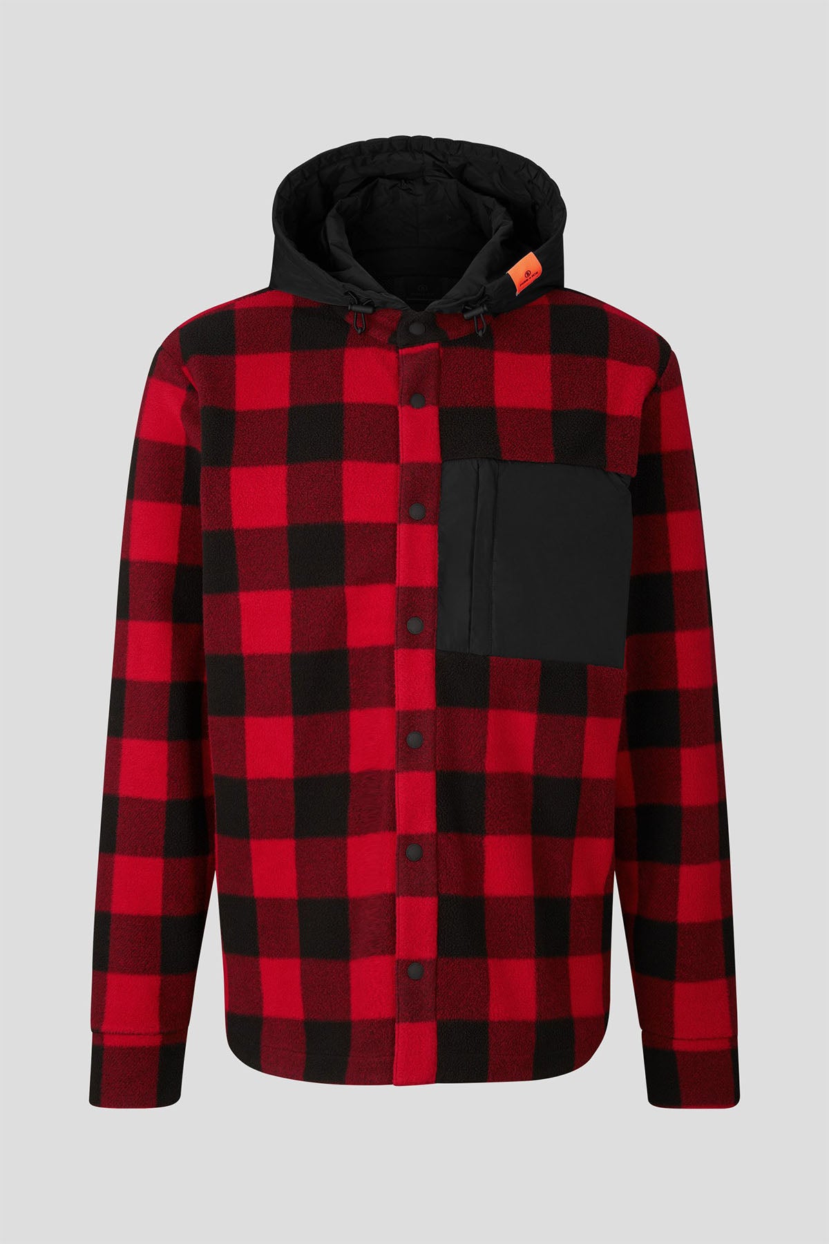 Bogner Glacier Ekose Kapüşonlu Polar Ceket-Libas Trendy Fashion Store