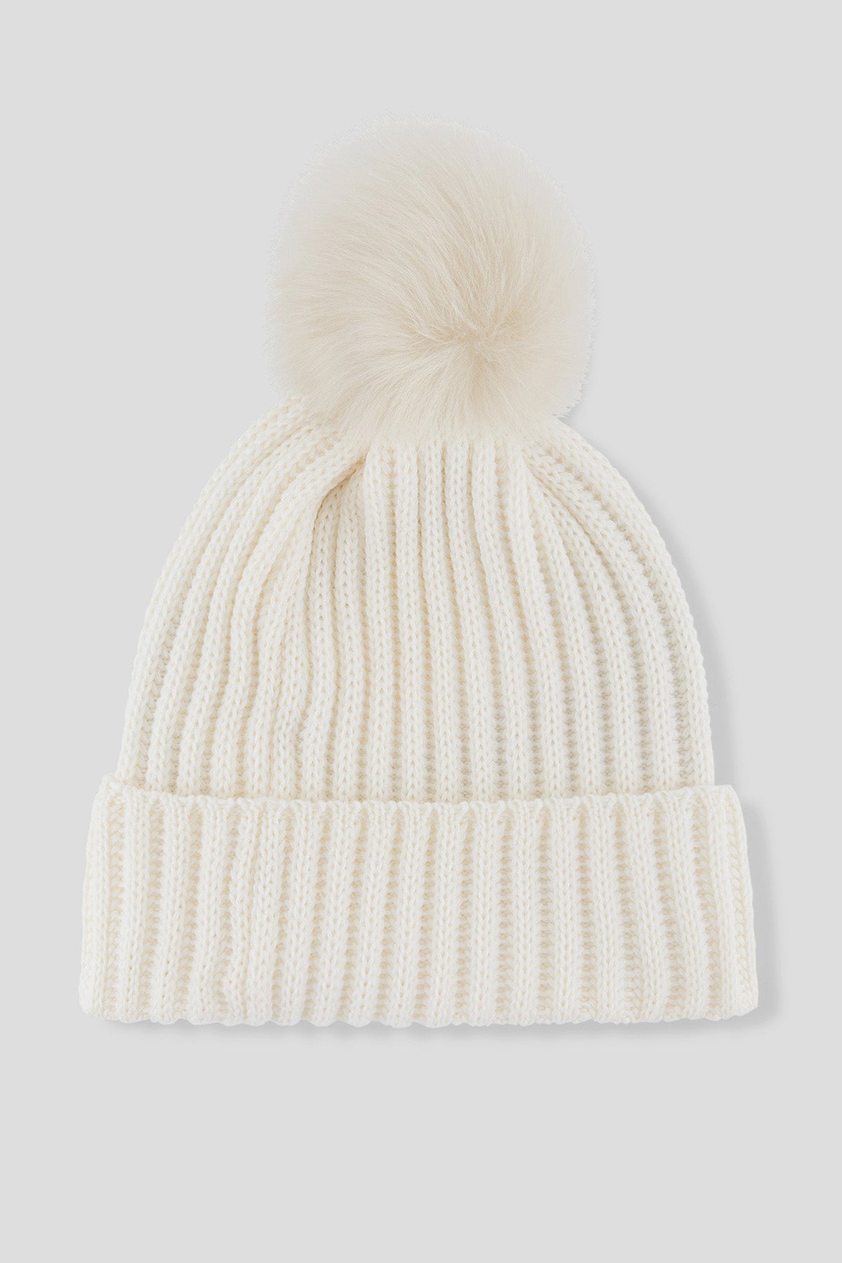 Bogner Ranya Kürklü Ponponlu Yün Bere-Libas Trendy Fashion Store