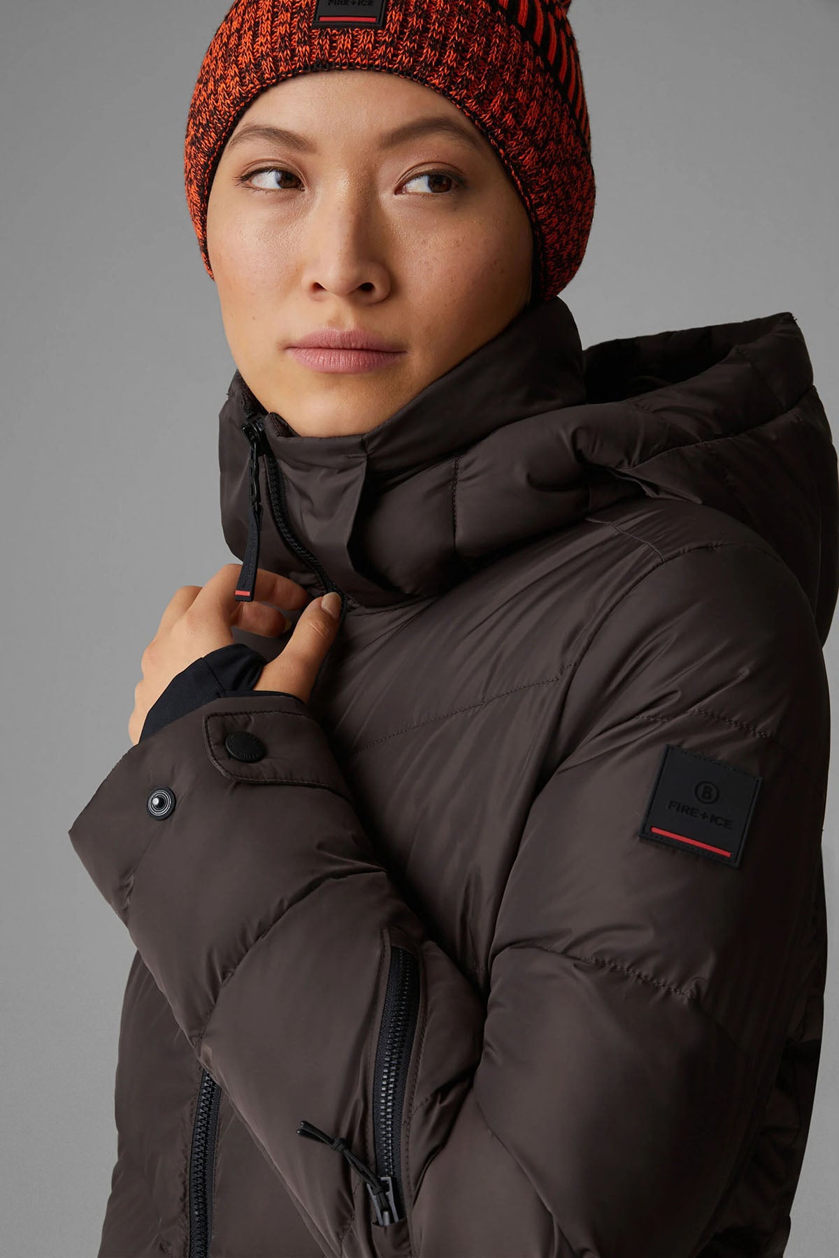 Bogner Aenny Kapüşonlu Uzun Puffer Mont-Libas Trendy Fashion Store