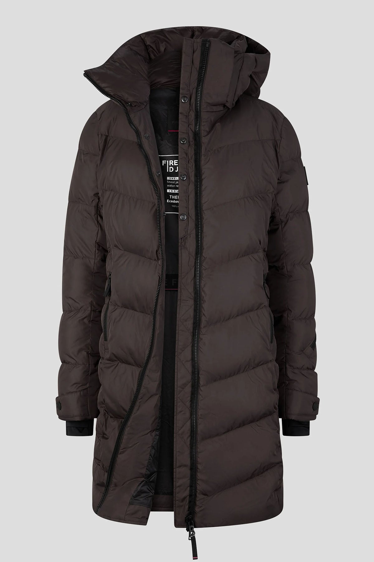Bogner Aenny Kapüşonlu Uzun Puffer Mont-Libas Trendy Fashion Store
