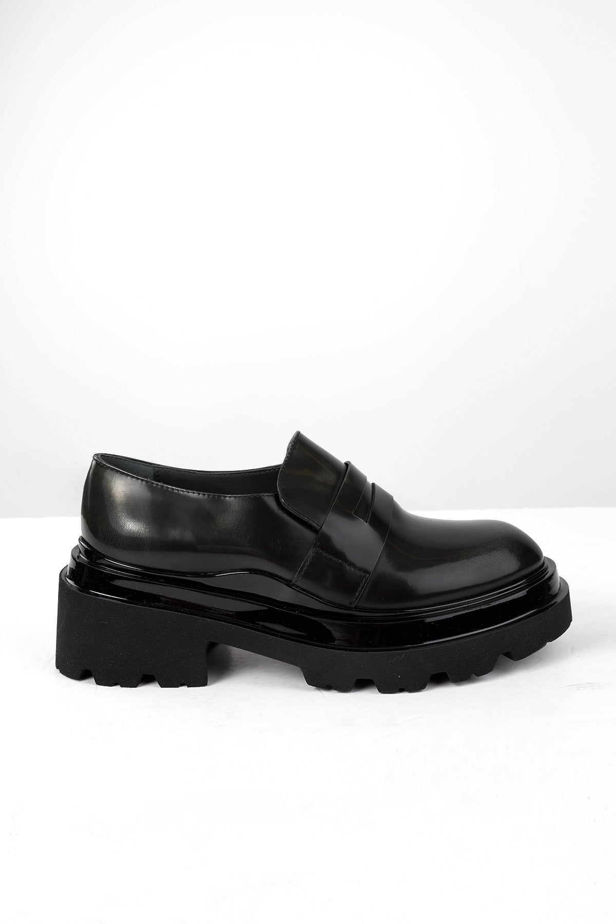 Fruit Extralight Taban Fırça Efektli Deri Loafer Ayakkabı-Libas Trendy Fashion Store