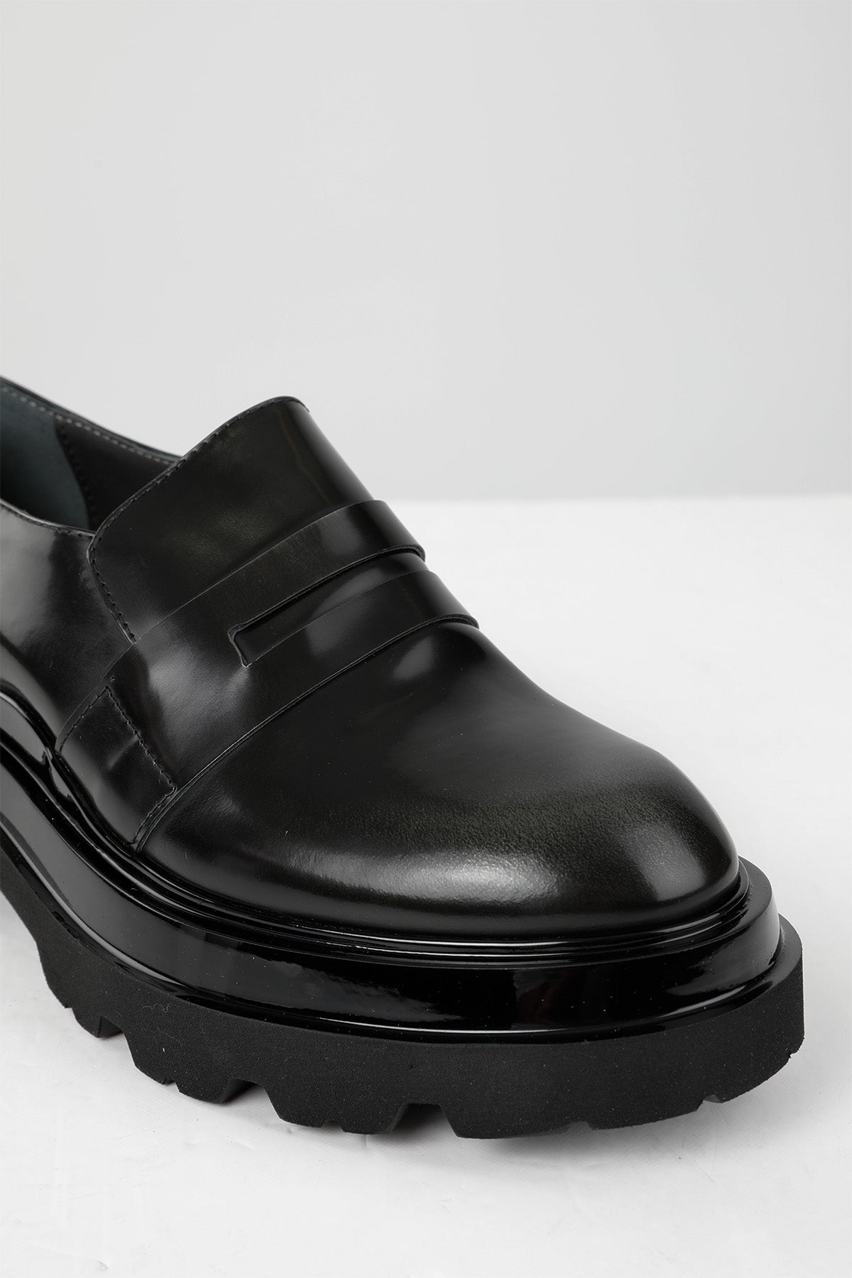 Fruit Extralight Taban Fırça Efektli Deri Loafer Ayakkabı-Libas Trendy Fashion Store