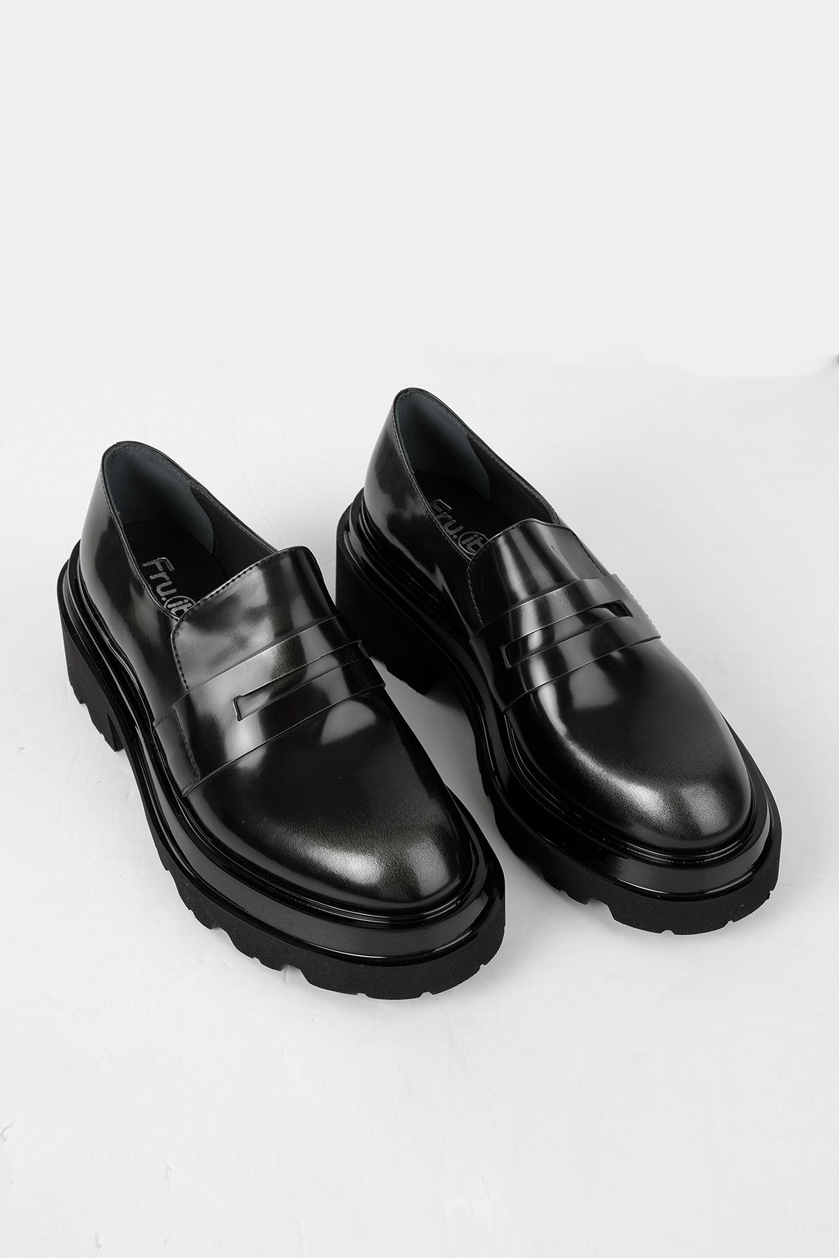 Fruit Extralight Taban Fırça Efektli Deri Loafer Ayakkabı-Libas Trendy Fashion Store