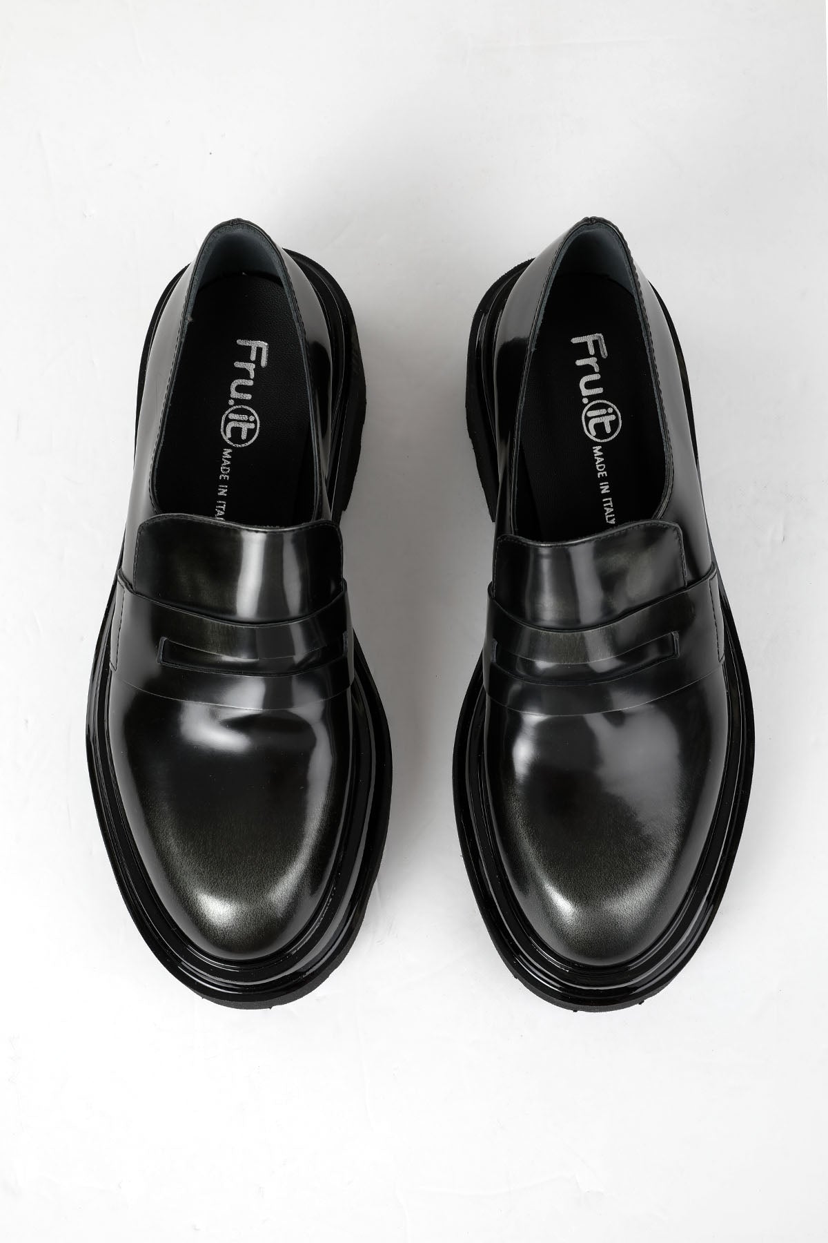 Fruit Extralight Taban Fırça Efektli Deri Loafer Ayakkabı-Libas Trendy Fashion Store