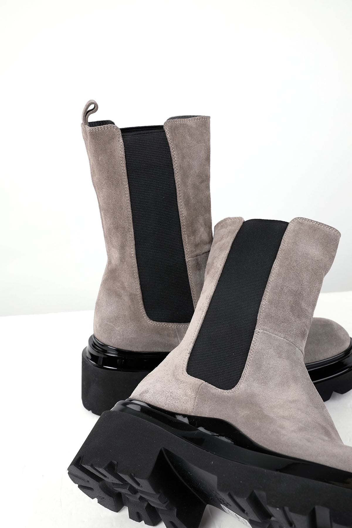 Fruit Extralight Taban Lastik Bantlı Süet Bot-Libas Trendy Fashion Store