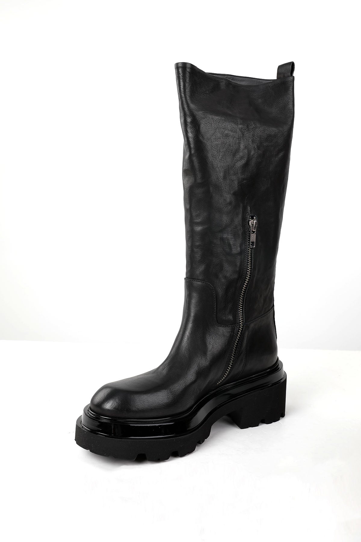 Fruit Extralight Taban Fermuarlı Deri Çizme-Libas Trendy Fashion Store