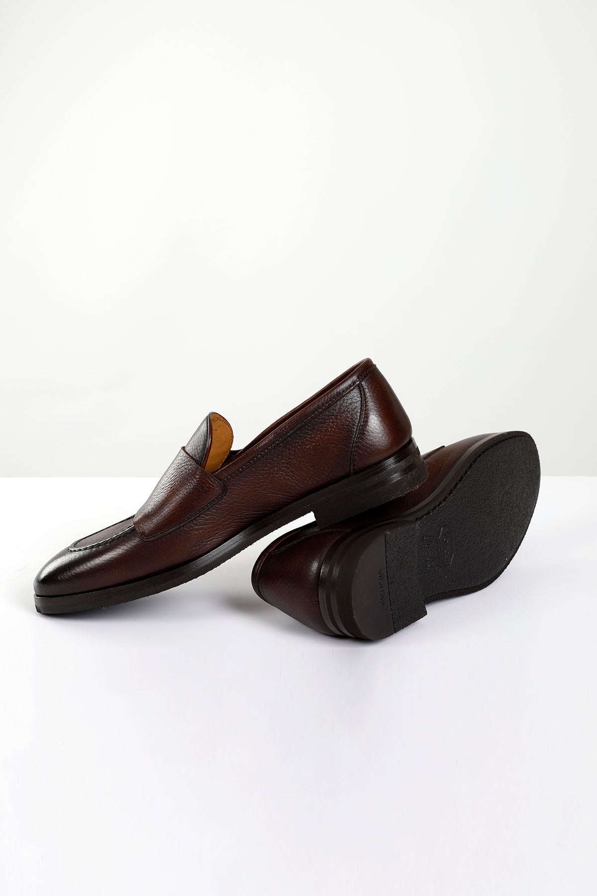 Henderson Vibram Taban Çift Tokalı Deri Loafer Ayakkabı-Libas Trendy Fashion Store