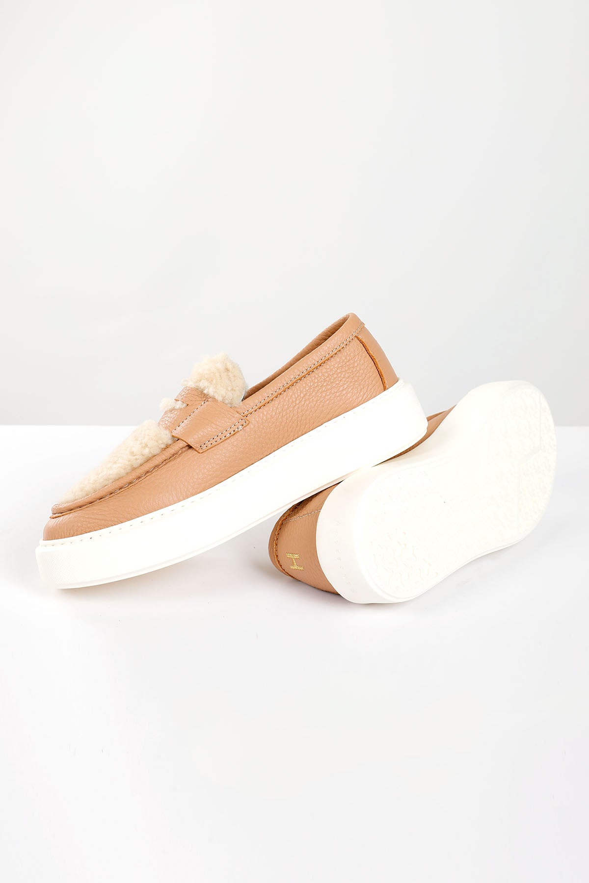 Henderson Kris Kürklü Deri Loafer Ayakkabı-Libas Trendy Fashion Store