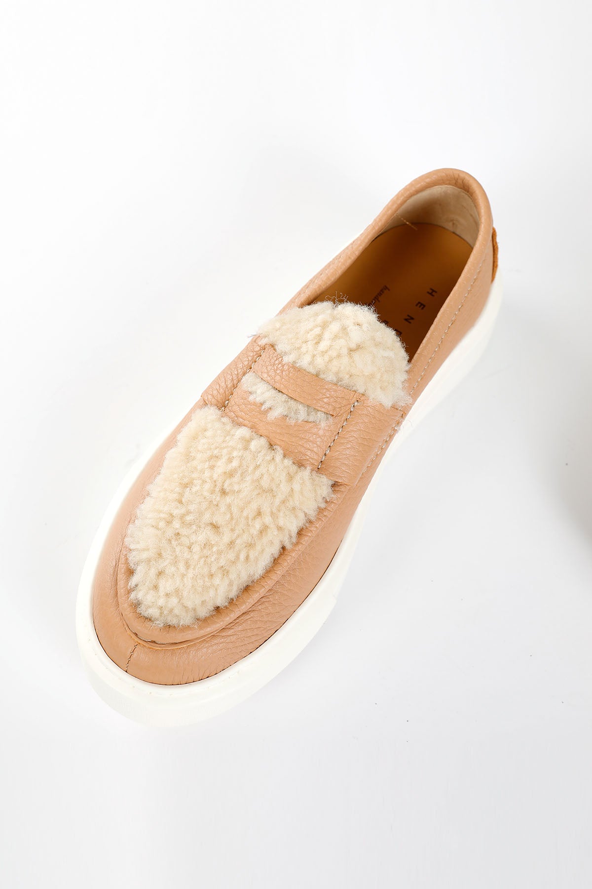 Henderson Kris Kürklü Deri Loafer Ayakkabı-Libas Trendy Fashion Store