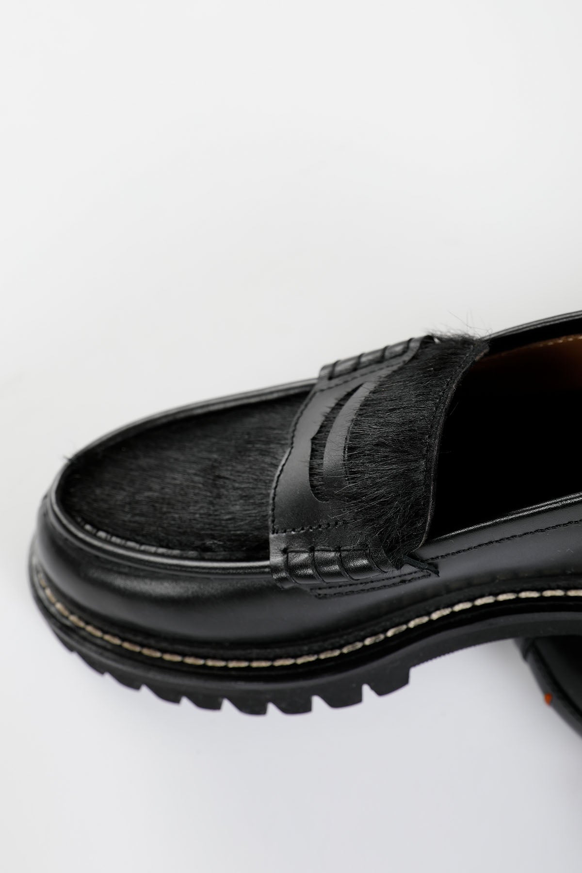 Henderson Nicole Kürklü Deri Loafer Ayakkabı-Libas Trendy Fashion Store