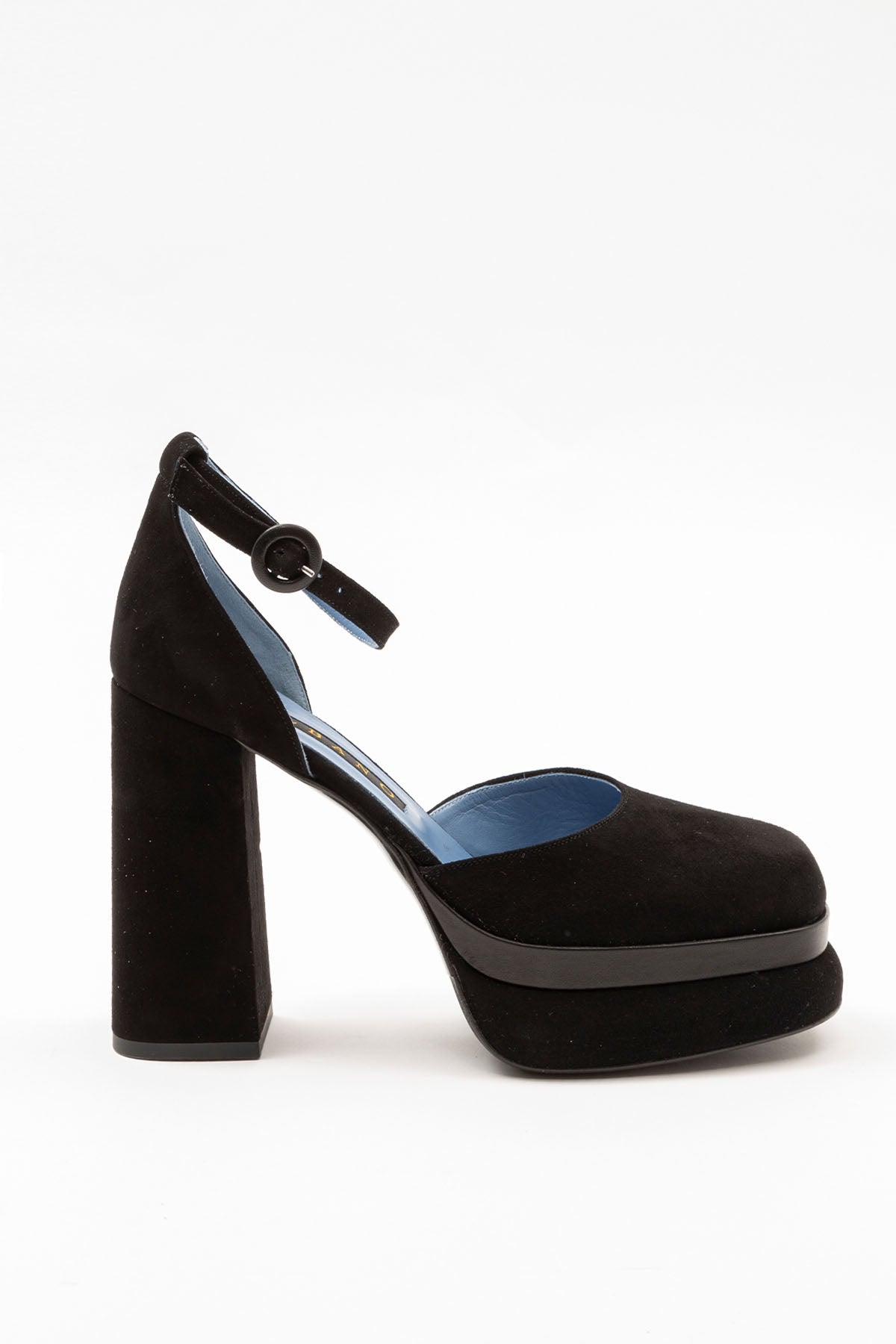 Albano Platformlu Kalın Topuk Süet Ayakkabı-Libas Trendy Fashion Store