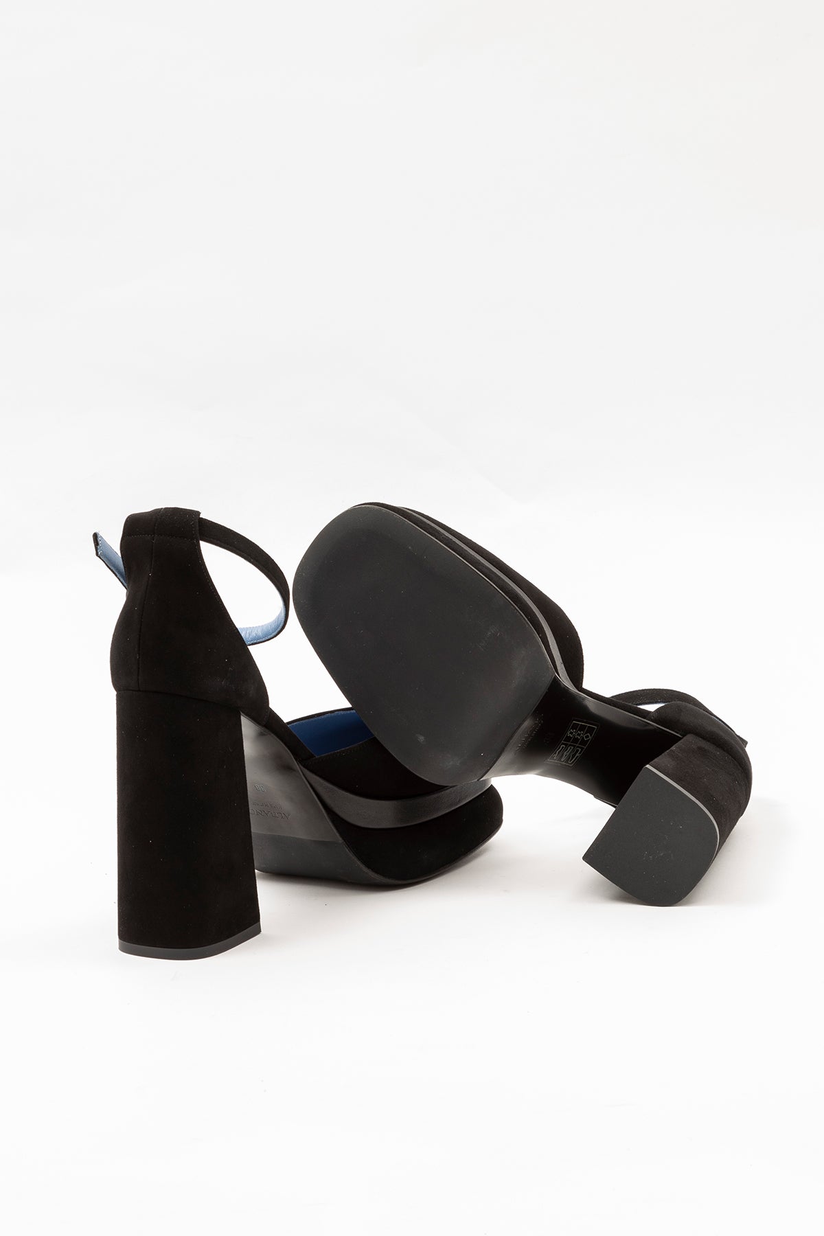 Albano Platformlu Kalın Topuk Süet Ayakkabı-Libas Trendy Fashion Store