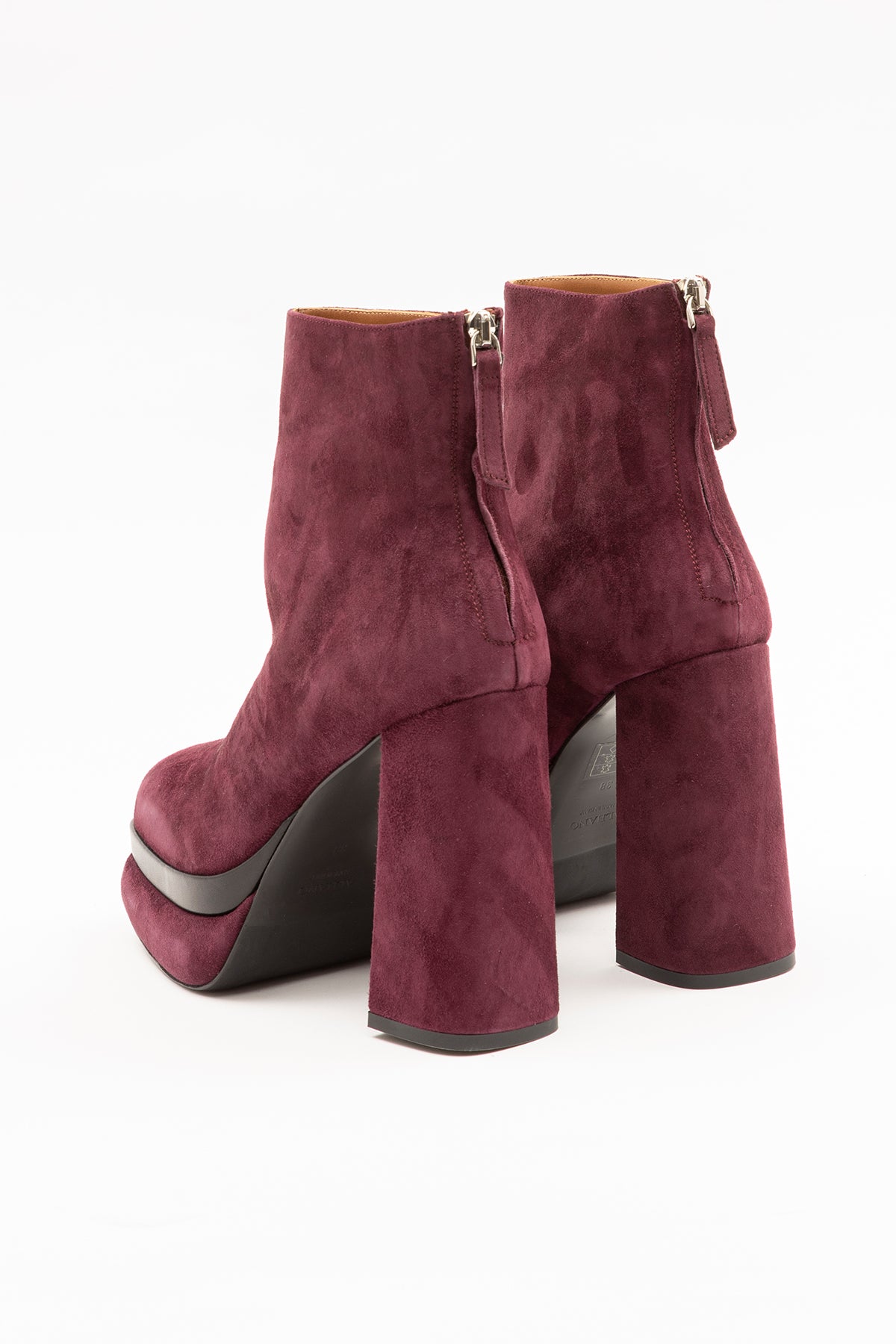 Albano Kalın Topuk ve Platformlu Süet Bot-Libas Trendy Fashion Store