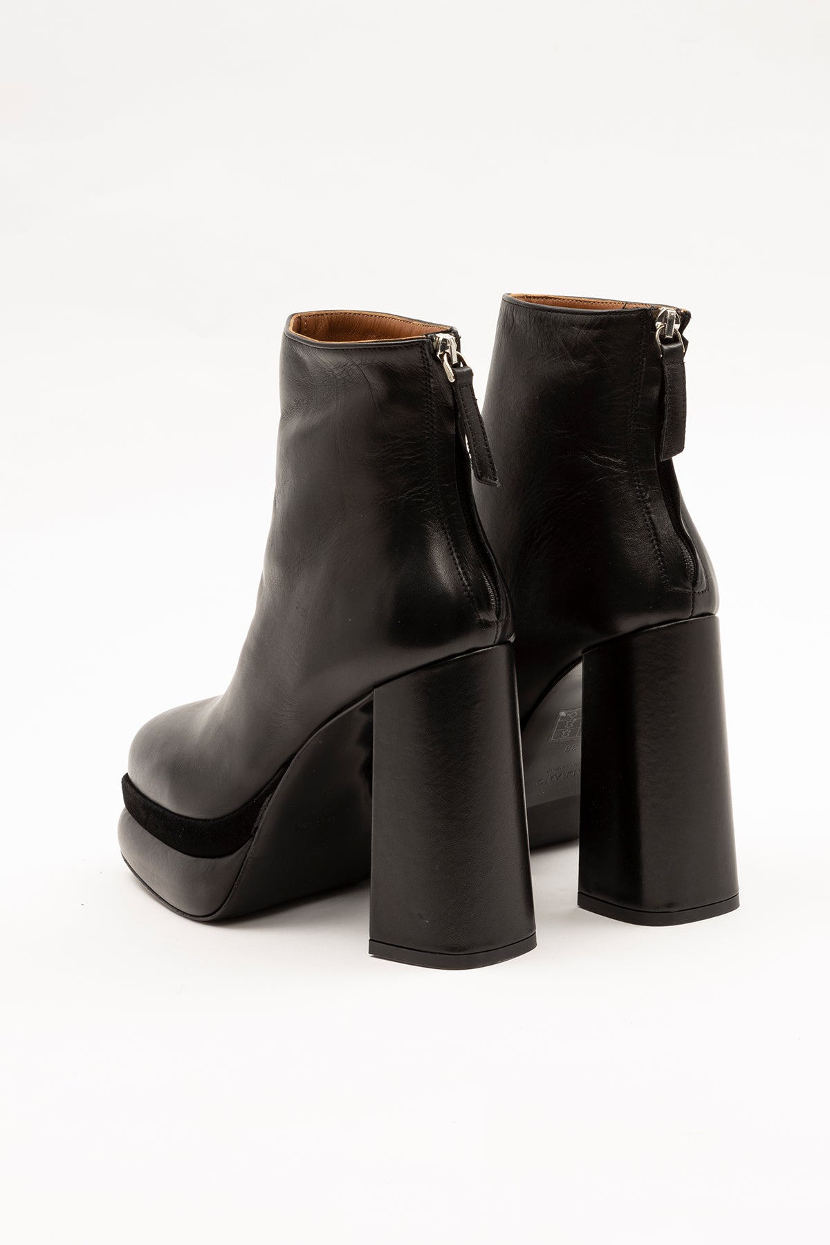 Albano Kalın Topuk ve Platformlu Deri Bot-Libas Trendy Fashion Store