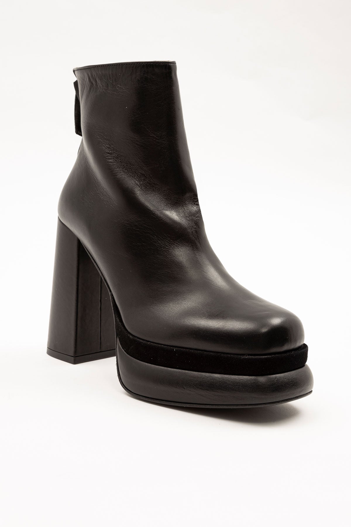 Albano Kalın Topuk ve Platformlu Deri Bot-Libas Trendy Fashion Store